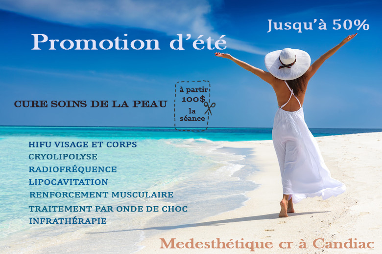 ✨ Promotion bien-être chez Medesthétique CR ✨
Profitez jusqu’à 50 % de rabais sur plusieurs soins du corps !
Que ce soit pour vous détendre, raffermir ou tonifier, notre sélection de soins du corps allie confort et technologies avancées 💆♀️💫
✅ Technologies non invasives
✅ Séances personnalisées selon vos besoins
✅ Ambiance professionnelle et chaleureuse
📍 Consultation gratuite pour vous guider vers les soins les plus adaptés
📞 Réservez maintenant : 438-364-7703
📍 Medesthétique CR | Candiac