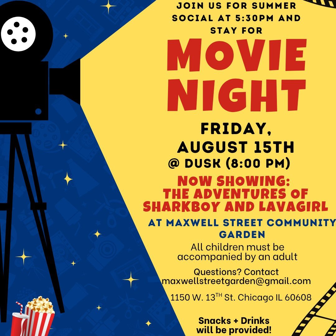 Come enjoy SISTAMoms Summer Social at 5:30 and stay for Family Movie Night featuring "Shark Boy and Lava Girl". Snacks will be provided.
All children must be accompanied by an adult.