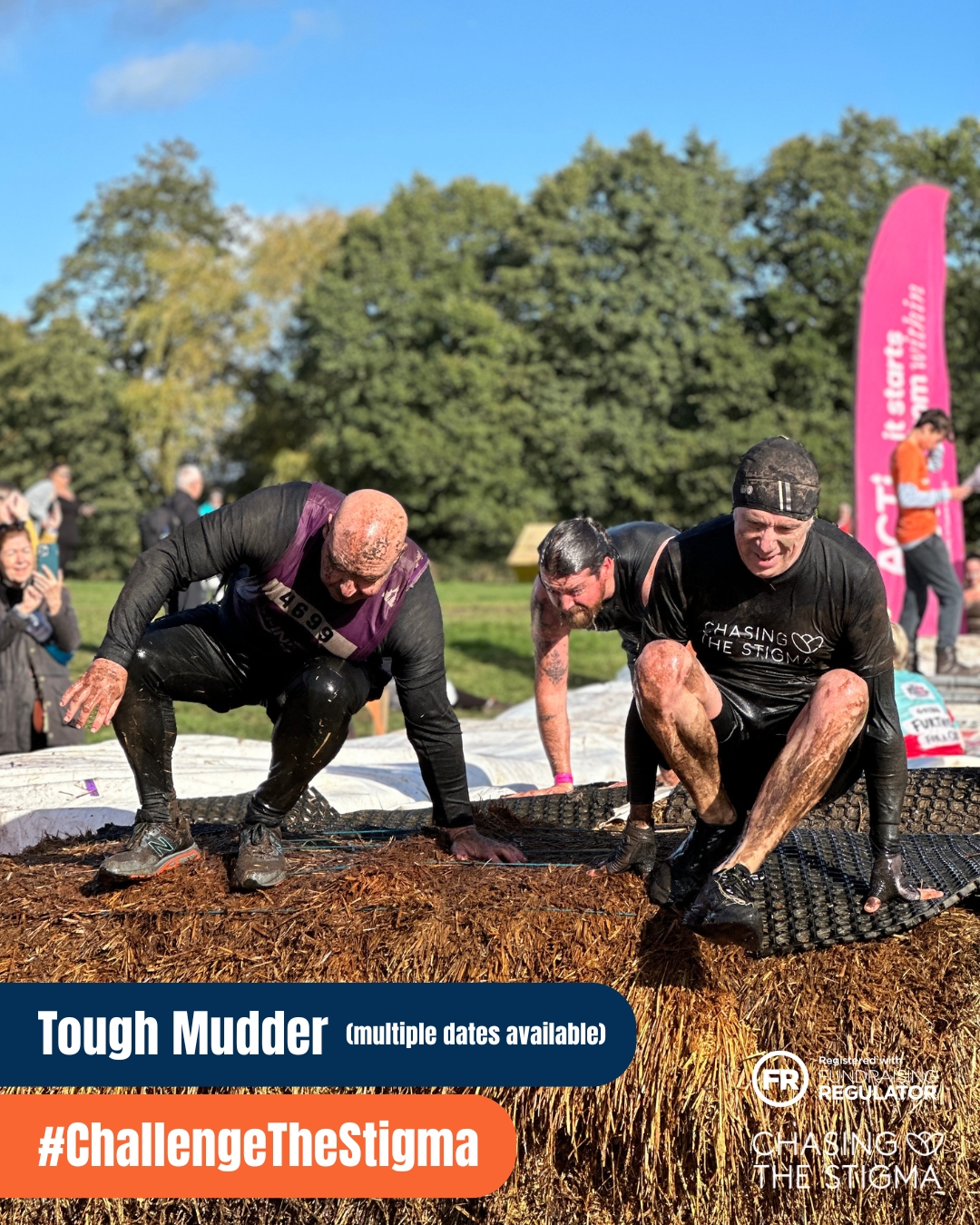 Fancy a challenge this summer? 🤞
No matter where you are in the UK, there’s a challenge waiting for you this summer - from running and walking to fun-filled adventures, all while making a real difference for mental health. 💙
We’ve handpicked some of our favourite events to inspire you, but that’s just the beginning! Head over to our events page and discover even more ways to get involved, challenge yourself, and help raise vital funds for Chasing the Stigma. 🏃
- Tough Mudder | Multiple dates
- London Landmarks Half | 12th April 2026
- Everton 10k | 12th October 2025
- Thames Bridge Trek | 13th September 2025
- Birmingham Running Festival | 7th September 2025
Your next big summer adventure, and the chance to change lives, starts here! 🫶
📲 Visit the link in our bio to sign up for your next challenge.
#SummerofHope #ChallengetheStigma #HubofHope