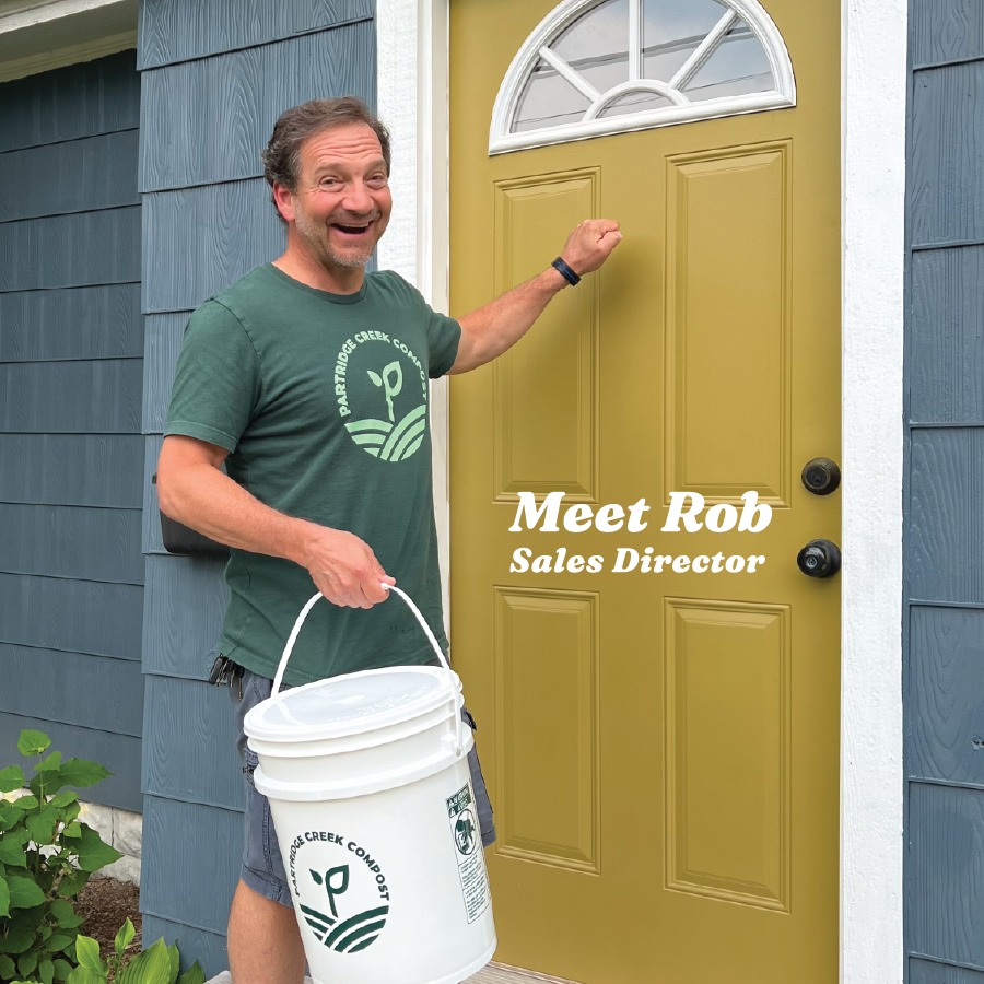 Rob joined us in November 2024 because as a customer, he couldn't help but want to spread the good word of composting! Rob is a door knocking extraordinaire, and has personally visited over 4,500 residences in Marquette County and setup curbside collections with more than 300 homes. Whew! Rob is our leader in positivity, and is an on the grounds community change maker indeed. We're lucky to have you, Rob! #meettheteam #compost #sustainability #zerowaste #foodwaste #sustainableliving #upperpeninsula