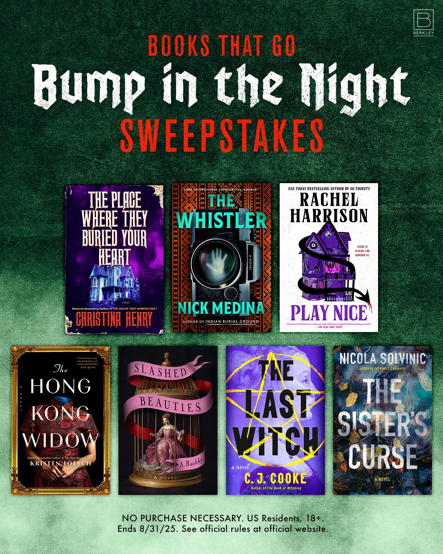 More exciting sweepstakes news… 📚 My upcoming book, THE SISTER’S CURSE, will be part of @berkleypub’s Books That Go Bump in the Night Sweepstakes - featuring their thrilling fall releases! The sweepstakes runs Aug 18–31 and I’m feeling spook-tacularly lucky to be included. 👻✨
🎉 Enter here: (link in bio)
#nicolasolvinic #thesisterscurse #mysteryauthor #crimeauthor #thrillerwriter #criminology #crimefiction #crimethriller #crimenovel #suspensenovel #thrillerbook #murdermystery #mysteryreads #booklovers #bookclub #newrelease #bookreview #sweepstakes