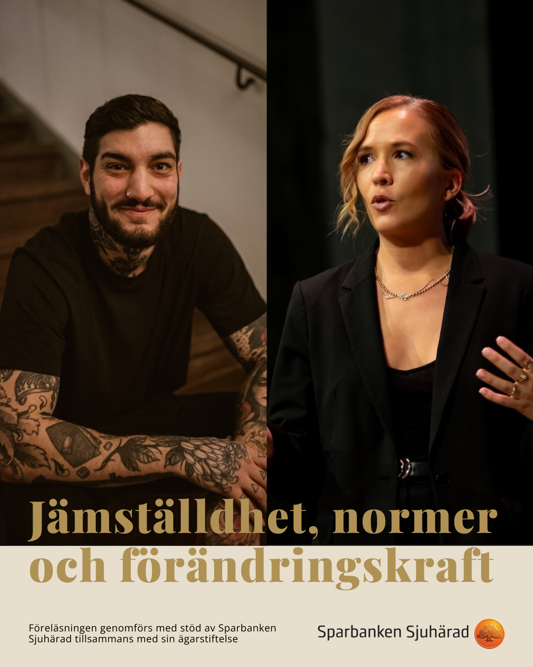 Missa inte en föreläsning som berör, utmanar och inspirerar!🔥
Den 25 september får vi besök av två av Sveriges mest inflytelserika röster i ämnet – Fanny Widman och Atilla Yoldas – som tillsammans bjuder på en föreläsning som berör, engagerar och väcker nya insikter✨
KAVAI bjuder in till en öppen nätverksträff, där både kvinnor och män är varmt välkomna att delta i ett inspirerande samtal om jämställdhet, normer och förändring. Det är också ett fint tillfälle att knyta nya kontakter och utbyta erfarenheter med andra som delar engagemanget för en mer jämlik framtid.
🌼 Fanny Widman är journalist, föreläsare och grundare av plattformen och podcasten Fannys Förebilder. Fanny är en efterfrågad föreläsare och moderator, och har tilldelats Unizons ledarskapspris för sitt arbete med att skapa mer inkluderande arbetsmiljöer.
🌼 Atilla Yoldas är prisbelönt journalist, författare och en av Sveriges mest engagerade röster inom frågor som rör machokultur, manlighet, rasism och psykisk ohälsa. Han är författare till den uppmärksammade Mansboken – från en kille till en annan, som riktar sig särskilt till unga män och pojkar.
Tillsammans erbjuder de en föreläsning som berör, engagerar och inspirerar till handling. Med personliga berättelser, skarpa insikter och konkreta verktyg visar de hur vi kan skapa mer inkluderande arbetsplatser och ett mer jämlikt samhälle 💯
Hur arbetar ni med jämställdhetsfrågorna på ert jobb? Varför inte passa på att ta med din personal på eventet i utbildningssyfte! Kontakta info@kavai.se så ordnar vi en samlingsfaktura.
🔹 PLATS: Astern Mat och Möten.
🔸 TID: Kl. 15.00-18.00, eftermiddagen börjar med mingel och en lätt måltid, följt av kaffe och något sött att avrunda med 🍪 ☕
🔹 KOSTNAD: 350 kr för gäster utan guldbiljett. Medlemmar och partners deltar kostnadsfritt.
Läs mer och anmäl dig här ➡️ https://www.kavai.se/event-details/jamstalldhet-normer-och-forandringskraft
Föreläsningen genomförs med stöd av @sparbankensjuharad tillsammans med sin ägarstiftelse.