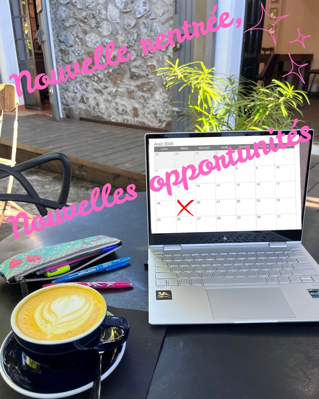 Nouvelle rentrée... Nouvelles opportunités !
La rentrée, ce n’est pas que pour les enfants. C’est aussi l’occasion de faire le point sur notre trajectoire. Et si pour cette reprise tu décidais de donner un nouvel élan à ta vie pro ?
Si tu pouvais changer 1 chose dans ta vie pro cette année, ce serait quoi ?
On en parle...
Valérie VITRY
Coach professionnelle certifiée
Consultante en bilans de compétences
valerie@valerievitry.re
www.valerievitry.re
#rentrée2025 #bilandecompetences #coachingprofessionnel #orientationprofessionnelle