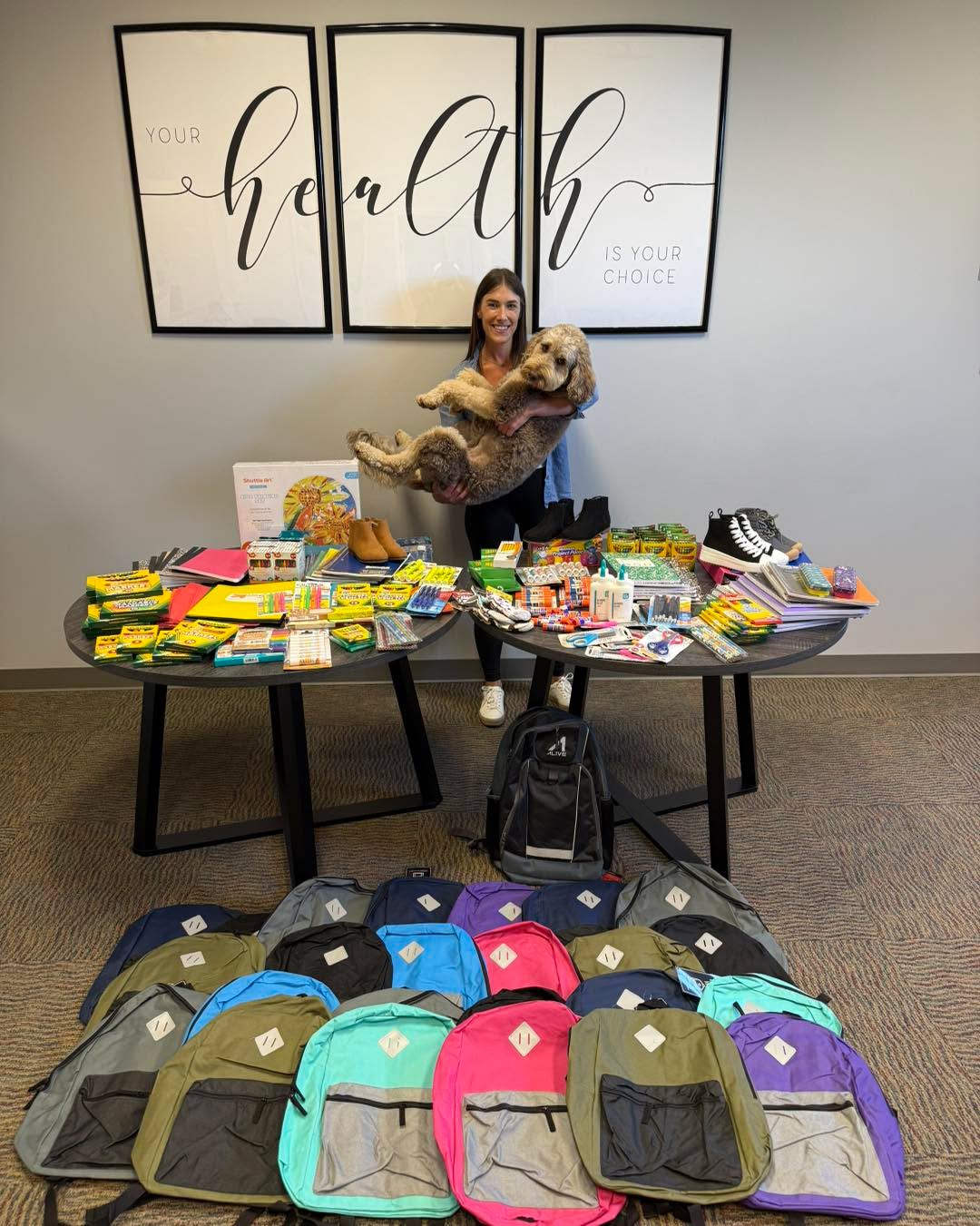 ✨ A big THANK YOU to all of our amazing patients! ✨
Because of your generosity, our school supply drive was a huge success. 🖍📚✏️
We are so grateful for your kindness and support in helping local students start the school year off right. 💛
Your donations truly make a difference!
