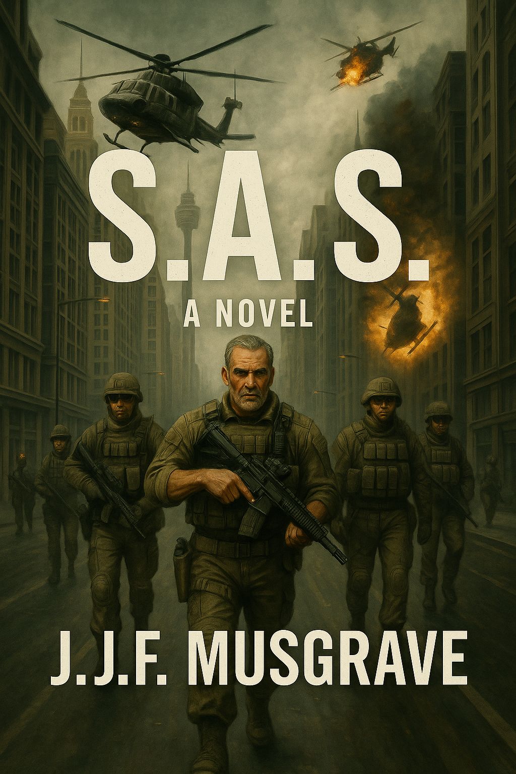 S.A.S. redesigned cover out now only on Amazon books