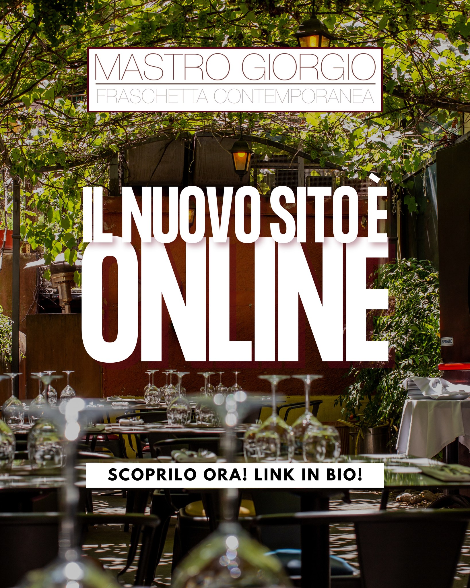 𝑳'𝒆𝒔𝒑𝒆𝒓𝒊𝒆𝒏𝒛𝒂 𝑴𝒂𝒔𝒕𝒓𝒐 𝑮𝒊𝒐𝒓𝒈𝒊𝒐 𝒆̀ 𝒂 𝒑𝒐𝒓𝒕𝒂𝒕𝒂 𝒅𝒊 𝒄𝒍𝒊𝒄𝒌!
𝑆𝑖𝑎𝑚𝑜 𝑓𝑒𝑙𝑖𝑐𝑖 𝑑𝑖 𝑎𝑛𝑛𝑢𝑛𝑐𝑖𝑎𝑟𝑡𝑖 𝑢𝑛𝑎 𝑔𝑟𝑎𝑛𝑑𝑒 𝑛𝑜𝑣𝑖𝑡𝑎̀!
Abbiamo creato un nuovo spazio digitale, dove potrai immergerti ancora di più nella nostra filosofia. Il nostro sito è stato pensato per farti vivere l'atmosfera di Mastro Giorgio anche da casa: potrai scoprire il nostro menu, conoscere i nostri valori e prenotare il tuo tavolo in modo semplice e veloce.
Ti invitiamo a visitarlo e a lasciarti ispirare dai sapori che raccontano il mare e la tradizione romana.
Ti aspettiamo per vivere la tua "Villeggiatura del gusto"!
𝑰𝒏𝒇𝒐 𝒆 𝑷𝒓𝒆𝒏𝒐𝒕𝒂𝒛𝒊𝒐𝒏𝒊
📍 Via Alessandro Volta 36, Testaccio, Roma
📞 06 5741369
🌐 Link in BIO per prenotazioni e nuovo sito!
#MastroGiorgio #SitoOnline #NuovoSito #Testaccio #RomaRistoranti #CucinaDiMare #CucinaRomana #FoodieRoma #VilleggiaturaDelGusto #TradizioneEInnovazione #PrenotaOnline #SaporiAutentici #ReelItalia