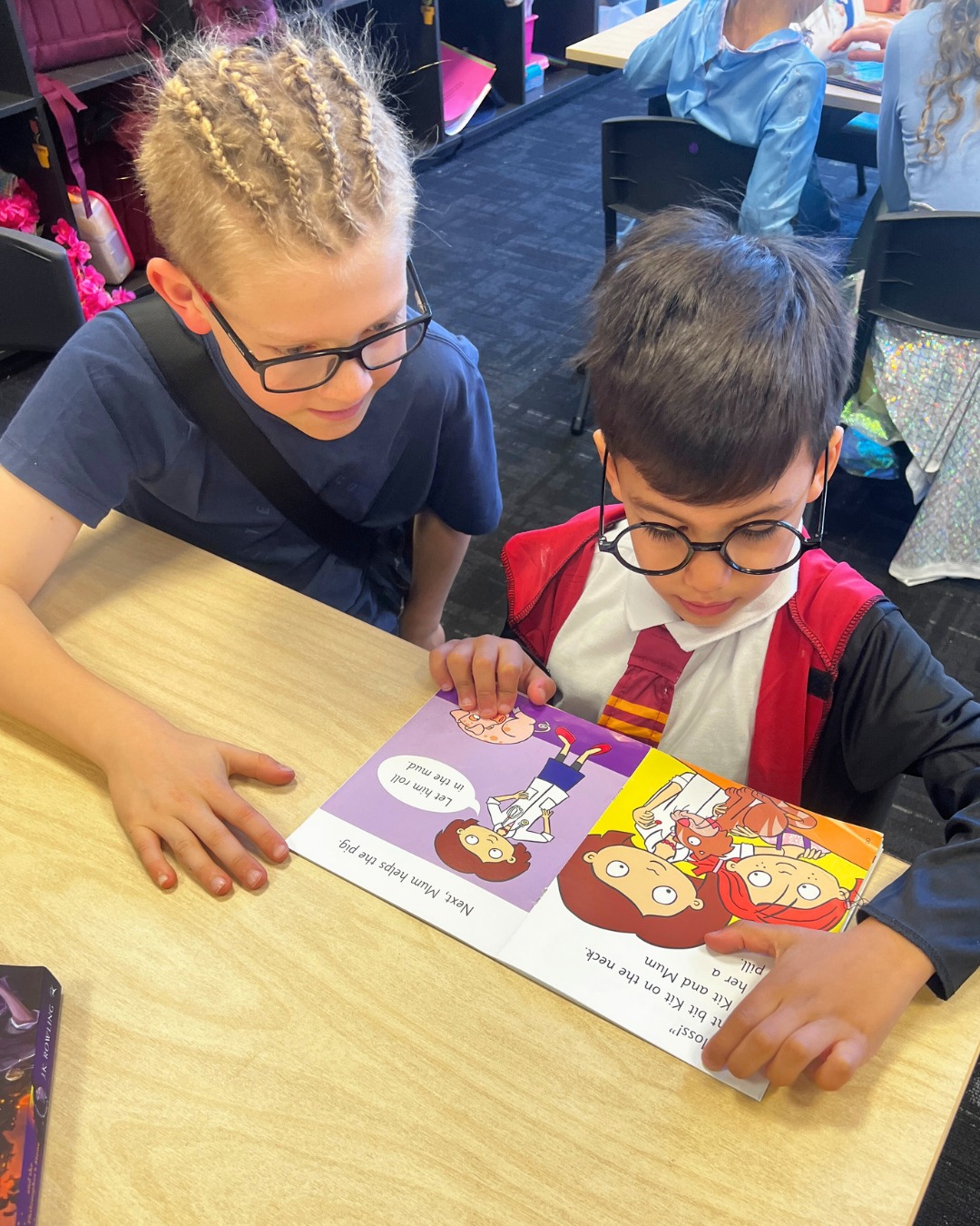 📚✨ Book Week fun with our Prep and Year 5/6 buddies! ✨📚
Our Preps proudly shared their fluency reading with their buddy, before listening to their Year 5/6 buddy read a favourite book. 💙 Together, they finished the morning with a creative Book Week craft! 🎨✂️
Both the Preps and their buddies had a fantastic time celebrating a love of reading and stories. 🌟
#BookWeek2025 #ReadingTogether #PrepBuddies #LoveOfReading #SJB2025 #stjohnthebaptistprimaryferntreegully #melbournecatholicschools #HopeFilledCommunity #enrichedcommunities #lightingtheirpath #catholiceducation