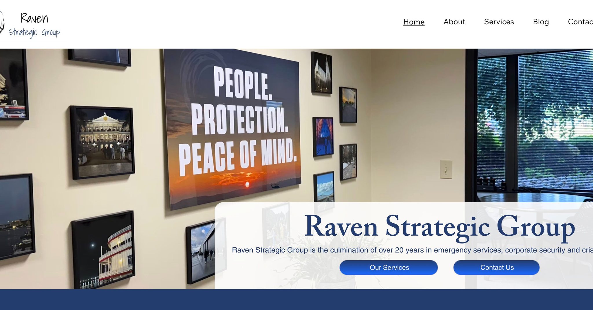 We are super stoked about the launch of our new www.ravenstrategic.net site. Since the acquisition of BGI Associates about a year ago we have been working hard to determine the presence of both companies and what it will look like moving forward. A huge thanks to Kyle (kaybee.co) and his team for guiding us through the development process and launch of both sites!
#ravenstrategicgroup #bgiassociates #bespokeriskmanagement #conciergeriskmanagament #eventplanning #situationalawareness #disastermedicine #beprepared #emergencymedicine #crisismanagement #firefighter #security #protector #firstresponder #securitymanagement #executiveprotection #intuitionawareness #survivalmindset #peopleprotectionpeaceofmind