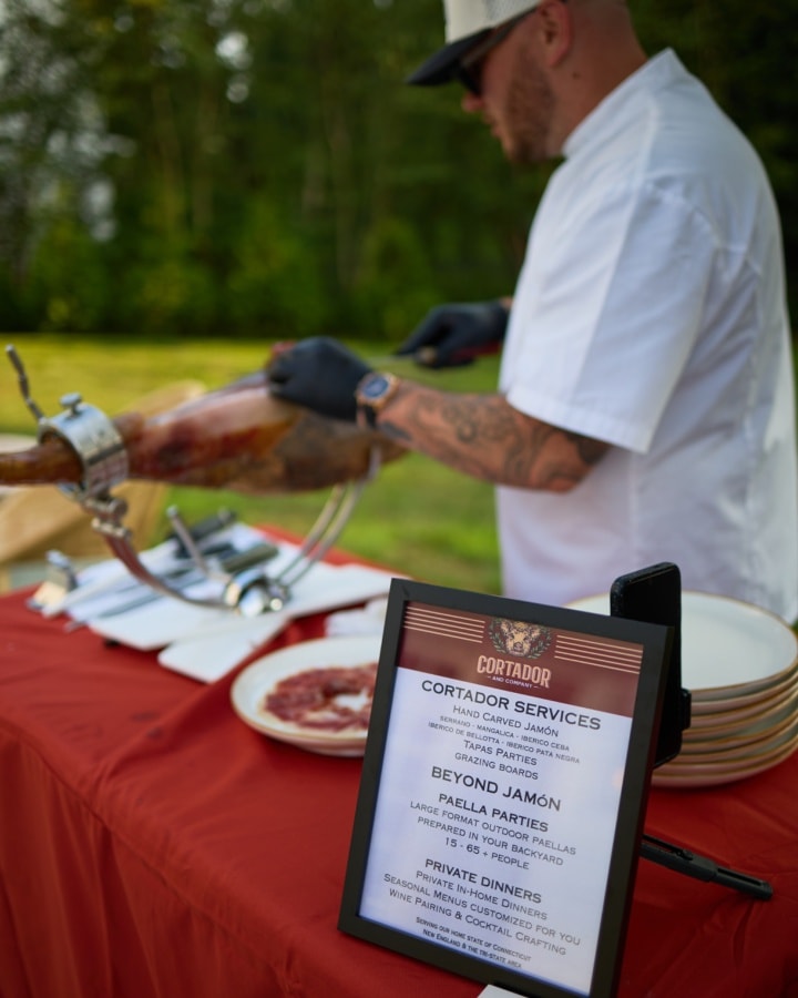 Beyond Jamon....
Let's make your next event a memorable one✨️
We don't just hand-carve jamon! We offer large outdoor paella parties, private dinners, tapas parties, and more.
Contact us for more information.
#jamón #jamon #corporateevents #ctcatering #jamoniberico #jamonibericodebellota #ctbites #cateringservice #cteats #cteatsout #nhv #weddingcatering #newhaven #visitct #wedding #YachtCharter #yachting #yachtlife #yacht #nyc #nycfood #privatechef #privatetrip #PrivateRetreat #privateevents #privateparty #privatejet #privatechef