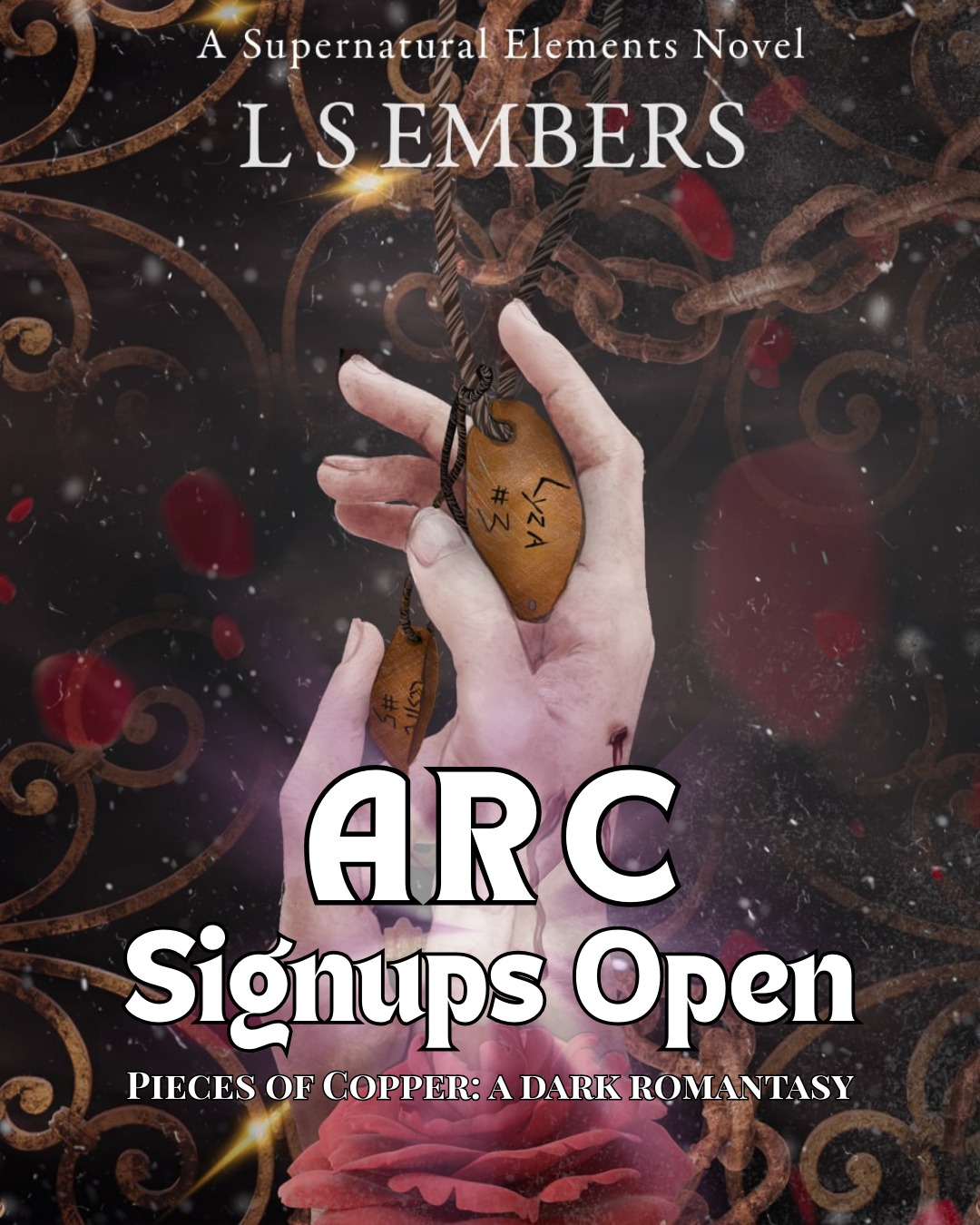 🖤 ARC Signups Open 🖤
They own everything.
They think they own me.
They're about to find out they don't.
If you love dark romantasy with enemies-to-lovers tension, morally gray monsters, and rebellion carved in blood, this is your chance to step inside first.
ARC readers get early access to PIECES OF COPPER before it releases in exchange for a completely honest review at your convenience. No pressure!
Sign up here:
https://forms.gle/3eWoWUjWRdgZ6J1z5
#darkromantasy #vampirebooks #bookstagramfantasy #enemiestoloversbooks #darkfantasyreads #romantasycommunity #fantasybooklaunch #grimandbeautiful