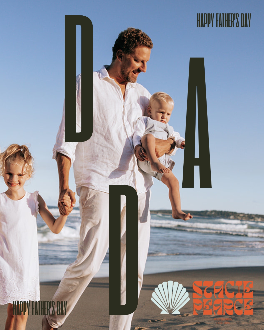 Ditch the Tie and give Dad something to remember! Father Day mini photo session!
Every session includes:
20 Minute Beach Side Session
Full Digital Portfolio - All of your Images. Take all of your good photos, minus the ones with closed eyes, and face pulls.
Relaxed and fancy free.
Private Online Gallery.
$150 - Just Dad and the Kids
$220 - The Whole Family
Gift Certificates Available!
Extended Family Session Also Available - The Whole Family and Extended Family. (Grand Parents, Aunty and Uncles...All of them) but need to book seperately. Email me to book - info@staciepearce.com
Link to Book - https://book.usesession.com/s/xVkecUT5WW