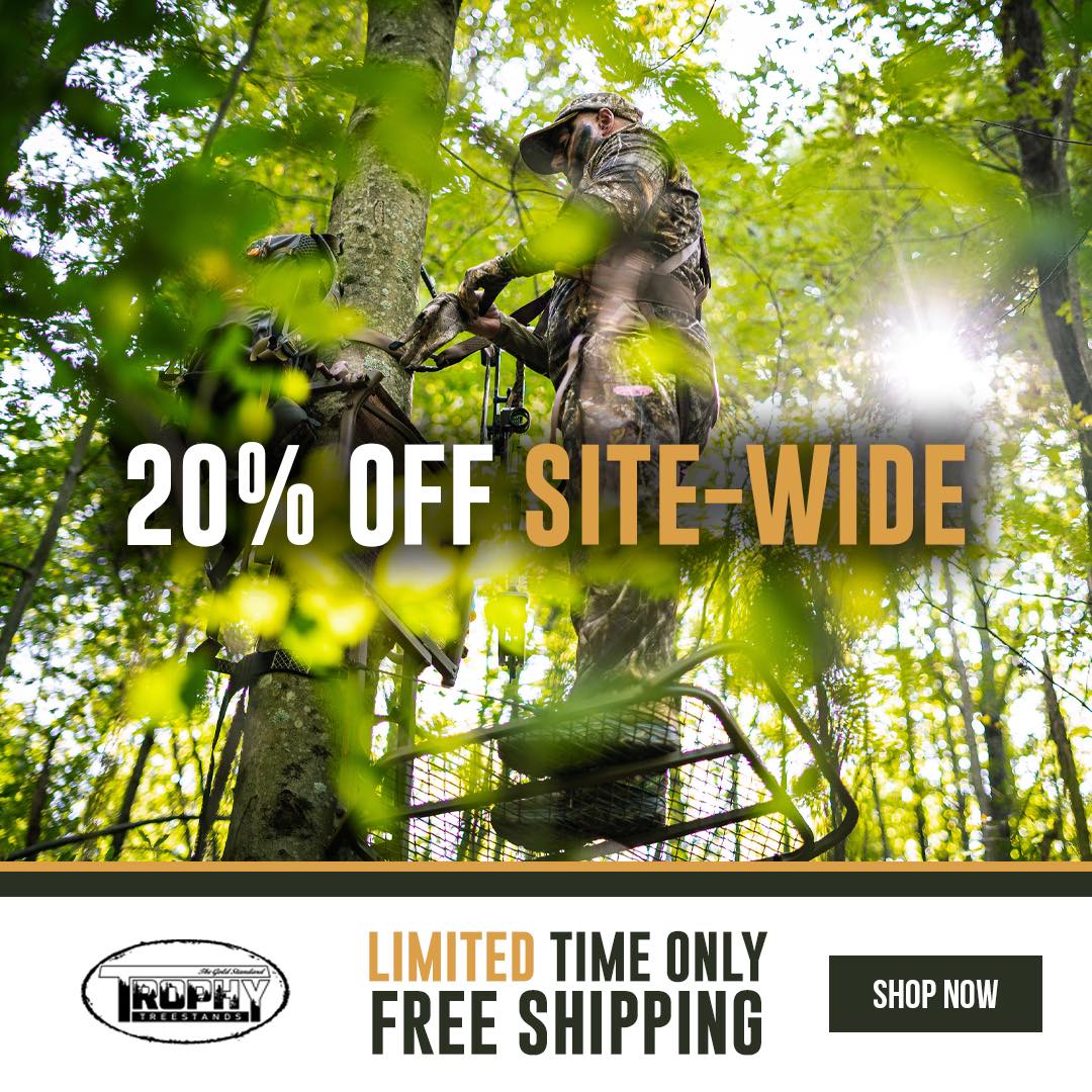 Our Labor Day Sale is happening NOW! Take 20% Off SITE-WIDE now through 09/01. Don’t miss out! 💥
Shop the sale now at the link in bio.
#TrophyTreestands
