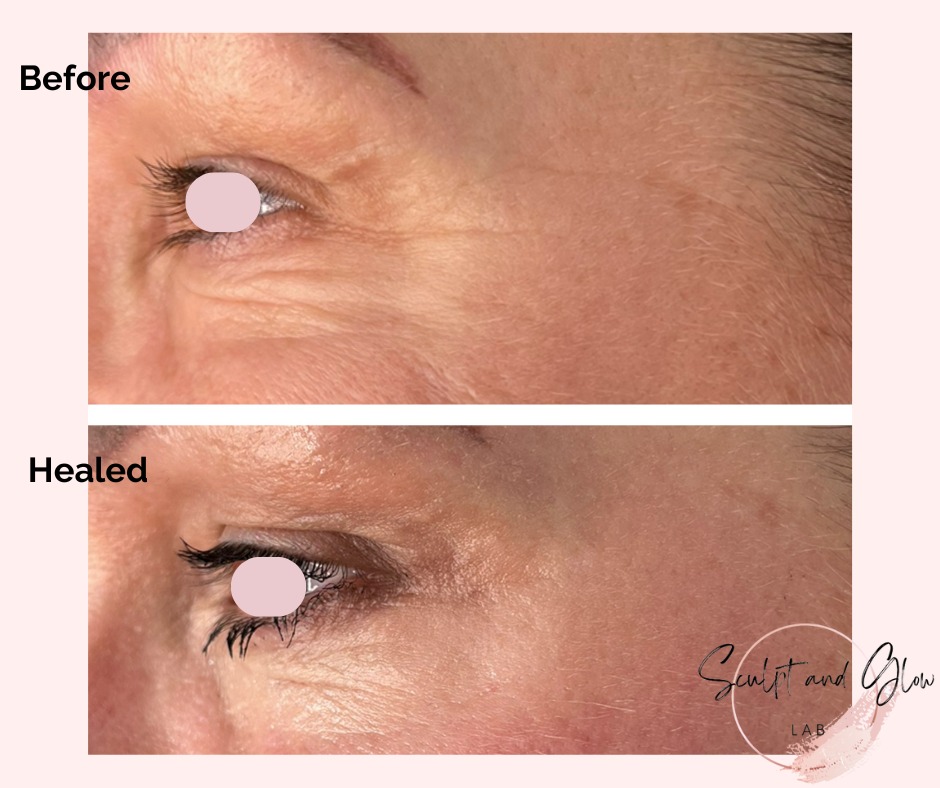 The power of Plasma Fibroblast ⚡️👏
This AMAZING before and after of #plaxpot Plasma Fibroblast has rejuvenated the upper eye area! The crows feet & deep set wrinkles below the eyebrow have completely disappeared! This is after only 1 treatment 👏
#Plasmafibroblast treatments are currently 10% off for the month of August!
DM us NOW for your FREE consultation!
⚡What is #plasmafibroblast ?⚡
Plasma Fibroblast is an innovative treatment using the 4th state of matter, plasma. The #plaxpot plasma probe creates superficial trauma via arcs from a small probe floating just above the skins surface, allowing specific areas to be targeted.
The thermal trauma triggers collagen production, causing the skin in the immediate area to tighten and lift. 🙌
Here at @sculptandglowlab we're dual certified in Plasma Fibroblast treatments, using the latest #plaxpot device!
*Treatment isn't for everybody. Contact @sculptandglowlab for further information. Strict pre/post treatment care must be followed to ensure optimal results.
.
.
#realresultsrealpeople #plaxpotplasmatreatment #plasmafibroblastperth #skinrejuvenation #YouthfulEyes #EyeRejuvenation #UpperEyelidLift #FlawlessSkin #laxskintreatment #perthbeautydeals #PlaxpotPlasma #bodycontouringspecialistperth #SmoothSkin #ThinkingOfEyeSurgery #agingskintreatment #nurseledclinic #sculptandglowlab