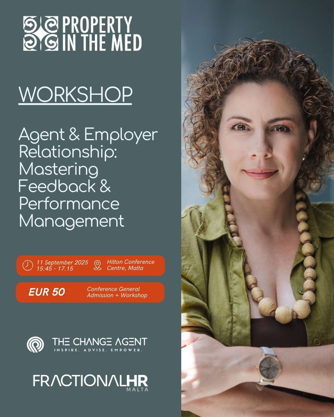Effective feedback is the backbone of high-performing teams.
Join us on 11th September at the Hilton Conference Centre, St Julian’s, for a workshop on Agent & Employer Relationships: Mastering Feedback & Performance Management.
This session is designed for property management professionals looking to:
◾Foster a culture of accountability and growth,
◾Navigate tough performance conversations with confidence
◾Improve team motivation and business outcomes
📅 Thursday, 11th September 2025 | 15:45 - 17:15
💶 General Admission + Workshop: 50 EUR
Secure your spot today and empower your team through better communication: https://www.propertyinthemed.com/
#PropertyManagement #Leadership #PerformanceManagement #FeedbackCulture #ProfessionalDevelopment