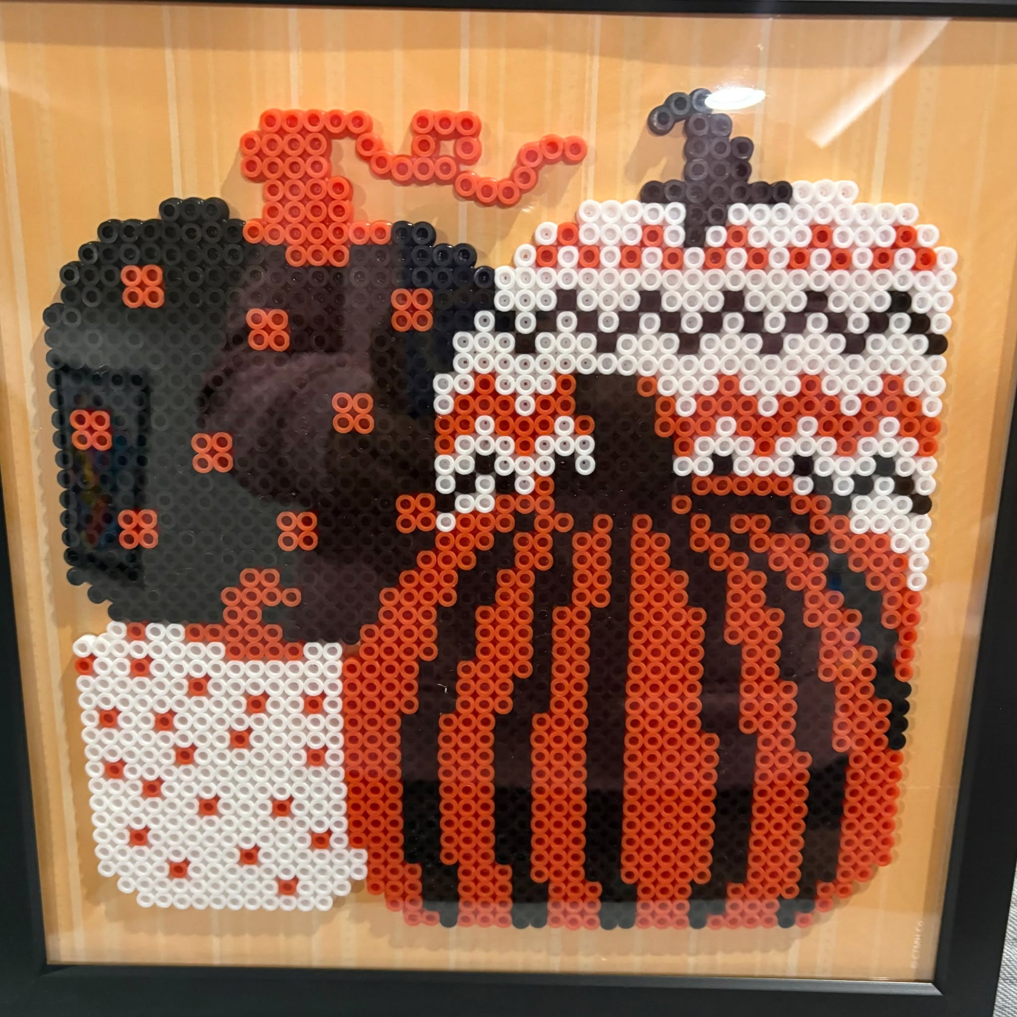 This project contains approximately 1,693 beads and took me six hours to complete. The frame size is 10 by 10.