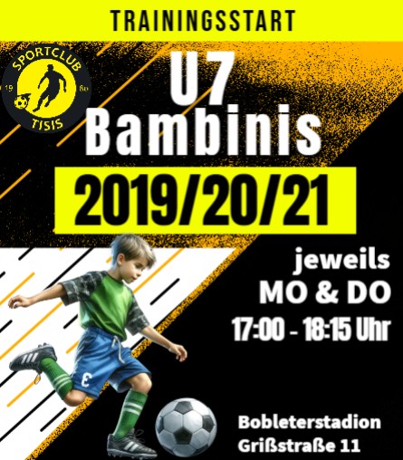 👶⚽ Es geht los bei den Kleinsten! ⚽👶
Der SC Tisis startet mit den Bambini- & U7-Trainings! 🖤💛
Alle fußballbegeisterten Kids der Jahrgänge 2021 / 2020 / 2019 sind herzlich eingeladen, beim Schnuppertraining vorbeizuschauen. 🙌✨
👉 Weitere Infos gibt’s bei:
📞 Nachwuchsleiter Walter Hüttmayr – 0676 3719060
📞 Nachwuchskoordinator Sascha Sollat – 0660 8143481
Kommt vorbei, lasst die Kids kicken und Teil der SC Tisis-Familie werden! 💪⚽
#Nachwuchs #Bambini #U7 #SCTisis #FußballLiebe