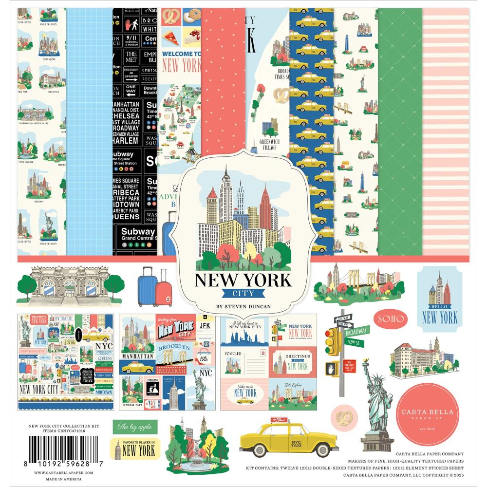 I have so many New York pictures to scrapbook. Have you been to New York? If so you need this collection. Just check out all of those icons! And you know how I love Carta Bella paper, it's just so yummy!
Preorders are available until Monday, September 1st.
www.letsgetcreativeyall.com
#cartabellapaper #newyorkcity #letsgetcreativeyall #scrapbooksupplies #paperaddict #scrapbooking #scrapbookstore #scrapbookingcommunity #scrapbookretreats #preorders #papercrafting #scrapbooklover