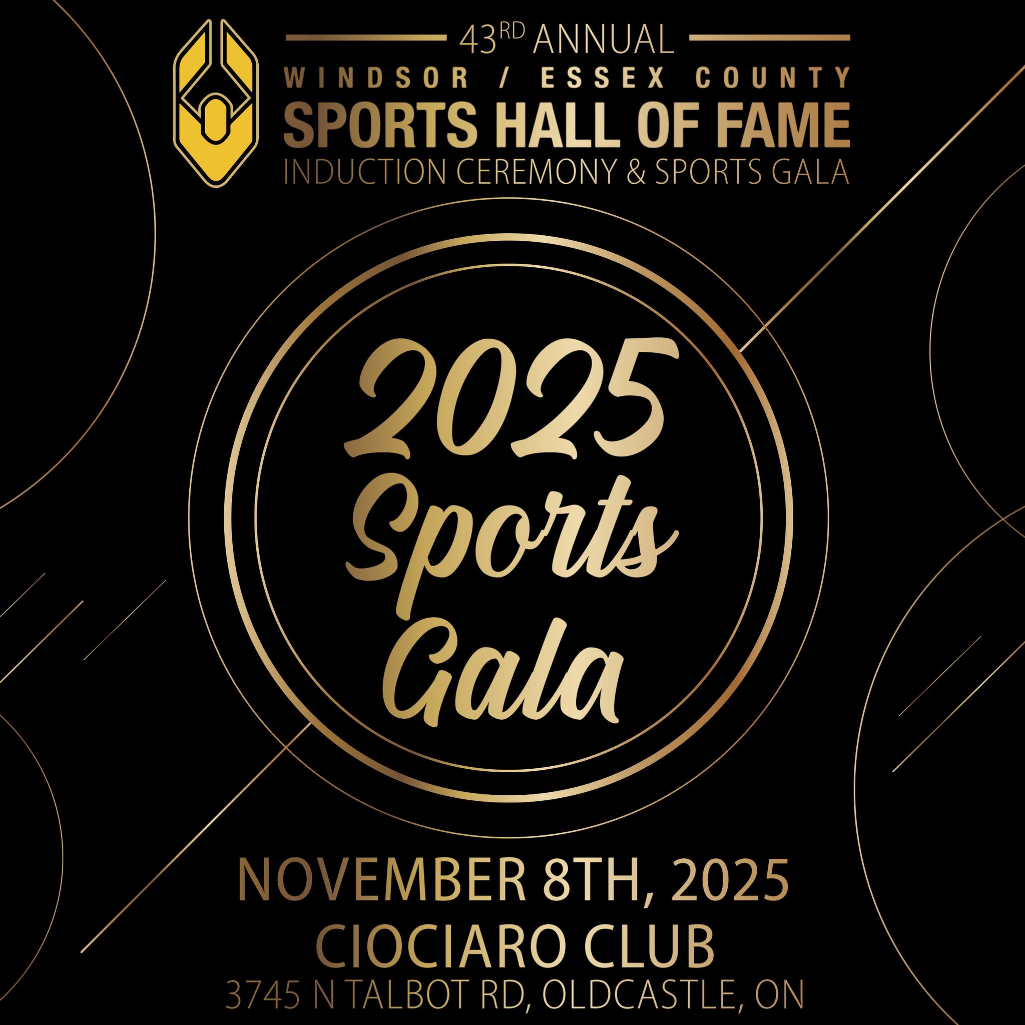 🎟️ Tickets are on sale ONLINE and at TWO LOCAL BUSINESSES for the 2025 WECSHOF Gala! 🏆
.
To purchase tickets ONLINE, use the link in our bio, or visit www.WECSHOF.com
.
To purchase tickets IN-PERSON, visit one of the two locations below;
➡️ Nantais Athletic Inc - 1485 Tecumseh Rd W, Windsor, ON
➡️ Riverside Physiotherapy Clinic - 832 Lauzon Rd, Windsor, ON
.
We can’t wait to host our annual Inductee Gala on November 8th at the Ciociaro Club of Windsor!
.
.
#wecshof #HallOfFame #Gala #Athletes #Builders #Inductees #windsoressex
#windsor #Sports