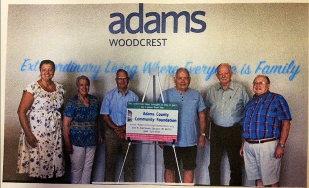 The Adams County Community Foundation (ACCF) is pleased to announce that Adams Memorial Hospital was recently awarded an ACCF grant for Woodcrest Independent Living Recumbent Bike. The recumbent bike will allow the senior residents with limited mobility to have increased opportunities to engage in regular, low impact exercise.
Alma Ahmetovic, Woodcrest Executive Director, expressed appreciation to the ACCF for the support for the recumbent bike as it will help foster a more inclusive health focused environment, which in turn enhances seniors to maintain their independence and physical vitality. Ken Ketzler, ACCF grants committee member and BoD member added that the addition of this equipment promotes good health added exercise programs. The ACCF is a proud sponsor to promote good health in Adams County for these family friendly events.
This ACCF grant was made possible through unrestricted fund sponsored by the Mark and Julie Jahn and Dennis and Sylvia Scheumann Community Enrichment Funds.