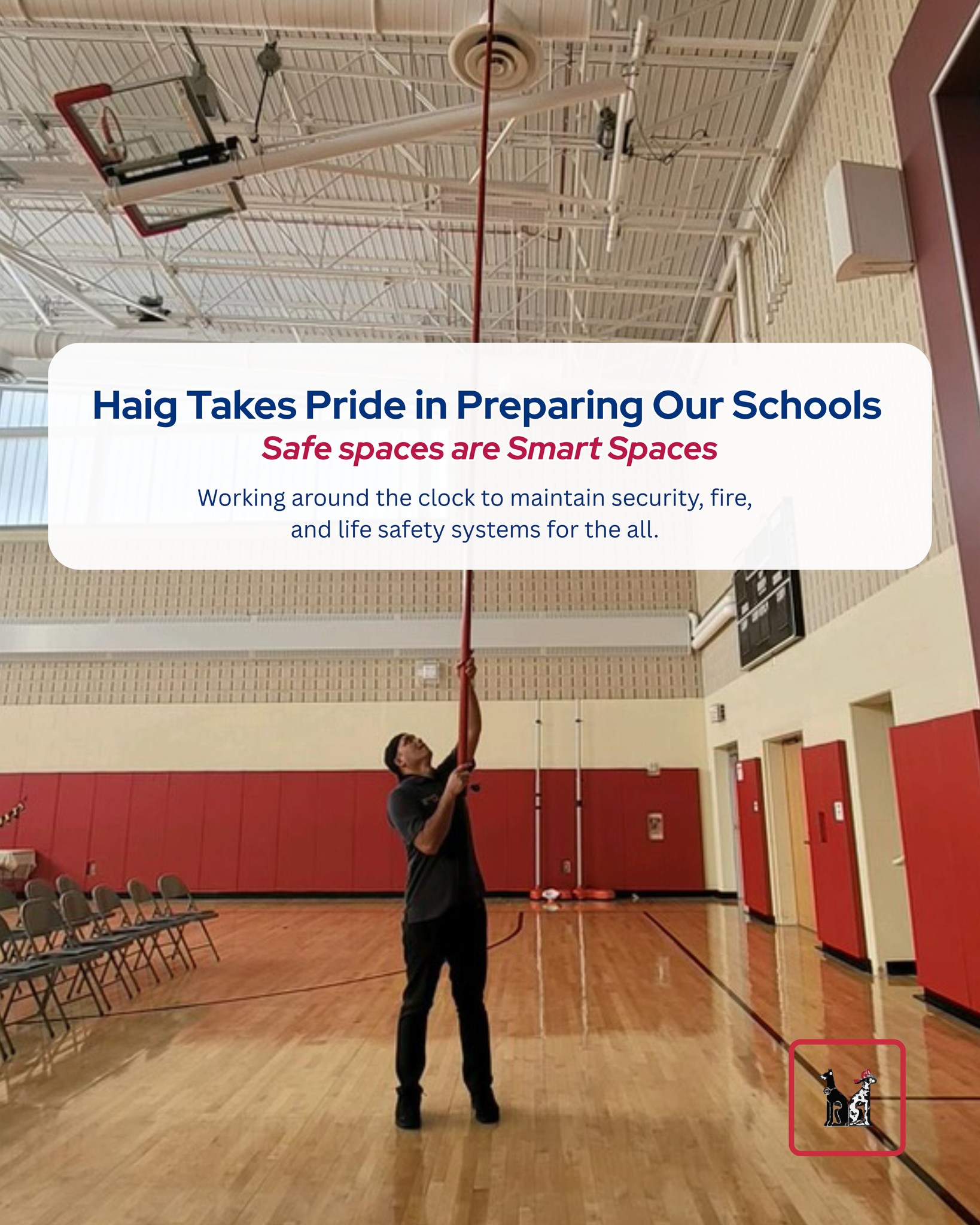 Strong schools build strong communitiesāand safety is at the heart of both. At Haig, weāre proud to be a trusted partner of local school districts, providing fire, life safety, and security solutions that protect students, staff, and families every day.
Our team works closely with district leaders to ensure safe learning environments where education can thrive. Because when schools feel secure, communities grow stronger. š”ļøš
#SafetyInNumbers