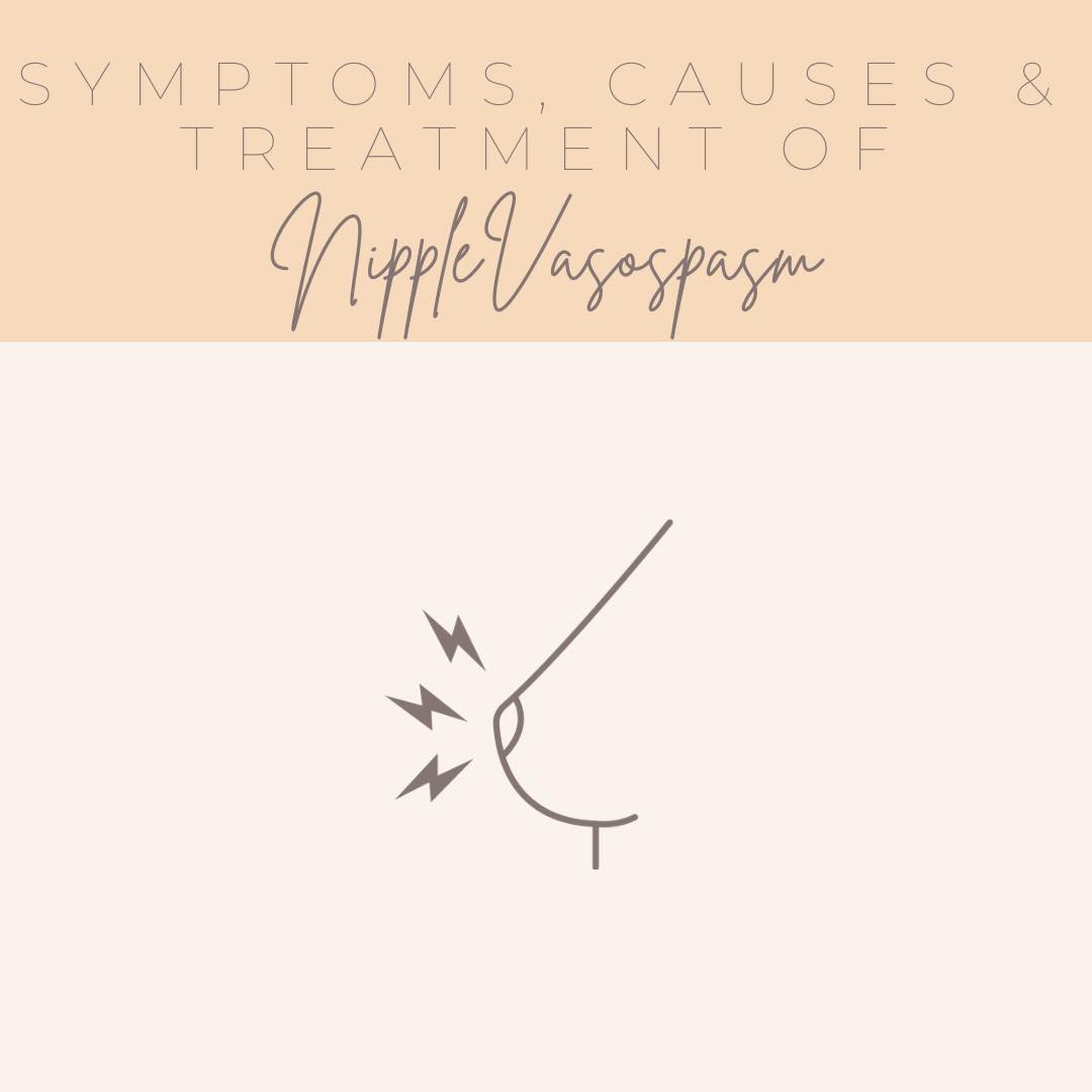 Nipple Vasospasms: Causes & Treatment ❄️💥
💥What are vasospasms?
Vasospasms are sudden constrictions of the blood vessels in the nipple, often triggered by cold, stress, or friction during breastfeeding.
They can cause:
• Sharp, shooting nipple pain during or after feeds
• Nipple color changes (pale, white, or bluish)
• Tingling or burning sensations
Common triggers:
• Poor latch or repetitive friction
• Cold temperatures
• Emotional or physical stress
• Hormonal fluctuations
Treatment & management:
🤱Optimise latch and positioning – Reduces friction and irritation.
☀️Keep nipples warm – Warm compresses before and after feeds, or layered clothing.
🌿Gentle nipple care – Avoid harsh soaps or prolonged wetness.
💊Pain management – Short-term use of over-the-counter pain relief if needed (check with your healthcare provider).
🌸Supplements – Some parents find magnesium helps relax the nipple muscles and improve blood flow, while vitamin B12 supports nerve health and healing. Always consult your healthcare provider before starting supplements.
🧑⚕️Topical or systemic interventions – In persistent cases, topical nitroglycerin or calcium channel blockers may be considered under medical supervision.
💥Monitor for underlying issues – Rule out infections, candidiasis, or eczema.
💛Remember: Vasospasms are common and manageable. Warmth, proper latch, gentle care, and, in some cases, magnesium or B12 supplementation can provide relief and support continued breastfeeding.
#BreastfeedingSupport #NippleVasospasm #ABMGuidelines #BreastfeedingTips #NewMoms #BreastfeedingJourney #LactationSupport #BreastfeedingEducation #MilkMoms #BreastfeedingRelief #NipplePainRelief #HealthyBreastfeeding #BreastfeedingAwareness #MomLife #BreastfeedingWellness