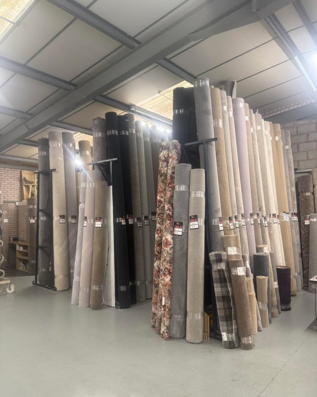 Rollends fully stocked
Vinyls from £5
Mattresses back in stock (doubles £150)
Free delivery on all
Fitting available if required