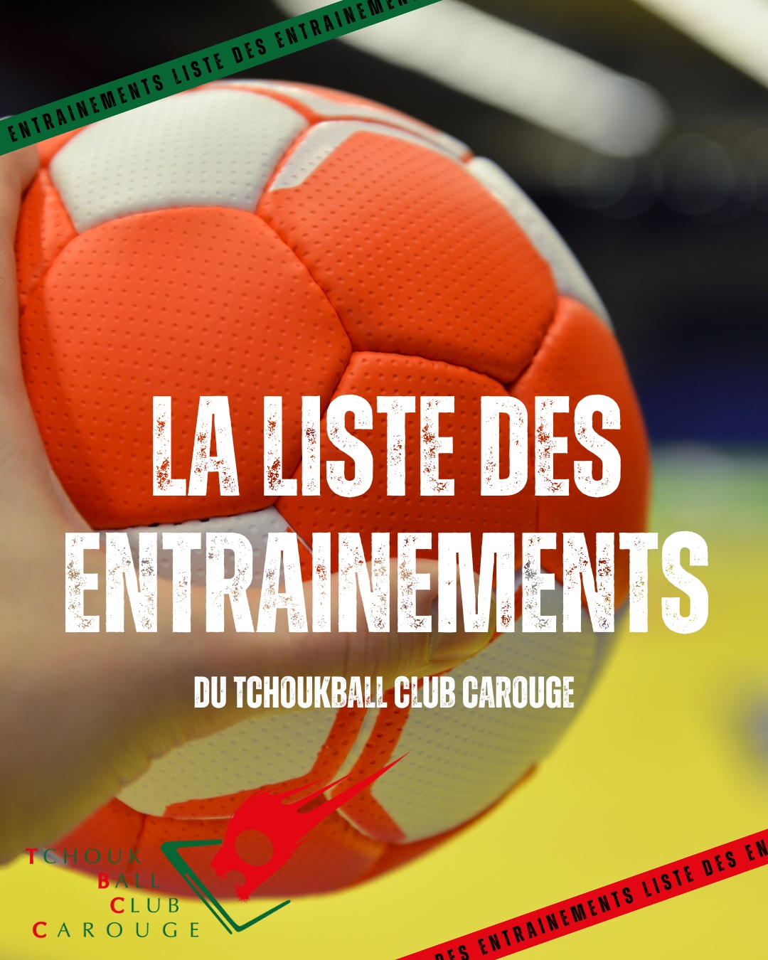 🚨 Les entraînements du Tchoukball Club Carouge sont de retour ! 🚨
Voici le planning complet pour tous nos joueurs et joueuses ⬇️
👶 M10–M12
📅 Mardi – 18h à 19h30
📍 École des Allobroges
🐣 M8–M10
📅 Mercredi – 18h à 19h30
📍 École de la Vigne Rouge
👧 M10–M16 Féminin
📅 Vendredi – 18h à 19h30
📍 École de la Vigne Rouge
💪 M14–M16 Mixte
📅 Mardi – 18h à 20h
📍 École de la Tambourine
🦁 Carouge Lions & Red Lions
📅 Mardi – 20h à 22h (Tambourine)
📅 Vendredi – 20h à 22h (Allobroges)
👉 Peu importe ton âge ou ton niveau, il y a toujours une place pour toi dans la famille du TBC 🤗
🔥 Rejoins-nous, viens essayer et surtout… amuse-toi !
#Tchoukball #Carouge #BackToTraining #TeamSpirit #SportAvecLeSourire