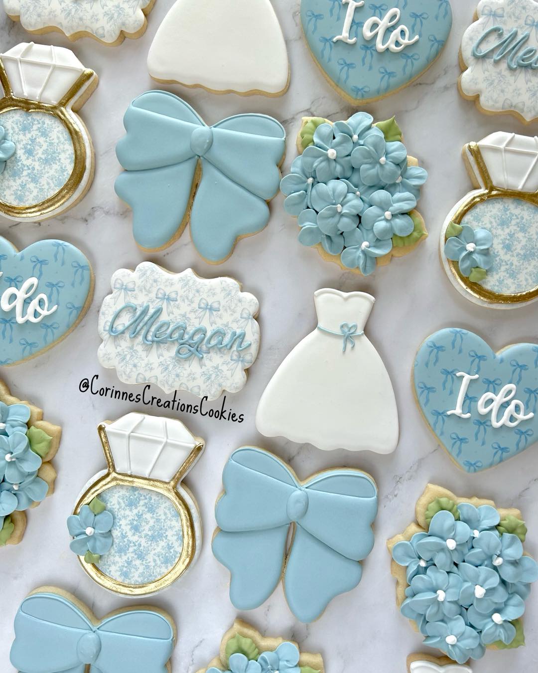 This stunning “Something Blue Before I Do” bridal shower set was so fun to make. Adding printed backgrounds to some of these cookies really makes the designs pop.
.
.
.
#weddingdresscookies #weddingdresscookie #thewoodlandstxcookies #weddingshowercookies #bridalshower #wedding #sugarcookies #weddingshower #decoratedcookies #thewoodlandstx #customcookies #something #blue #somethingblue #somethingbluebeforeido #somethingbluebeforetheido #somethingbluebeforeidocookies