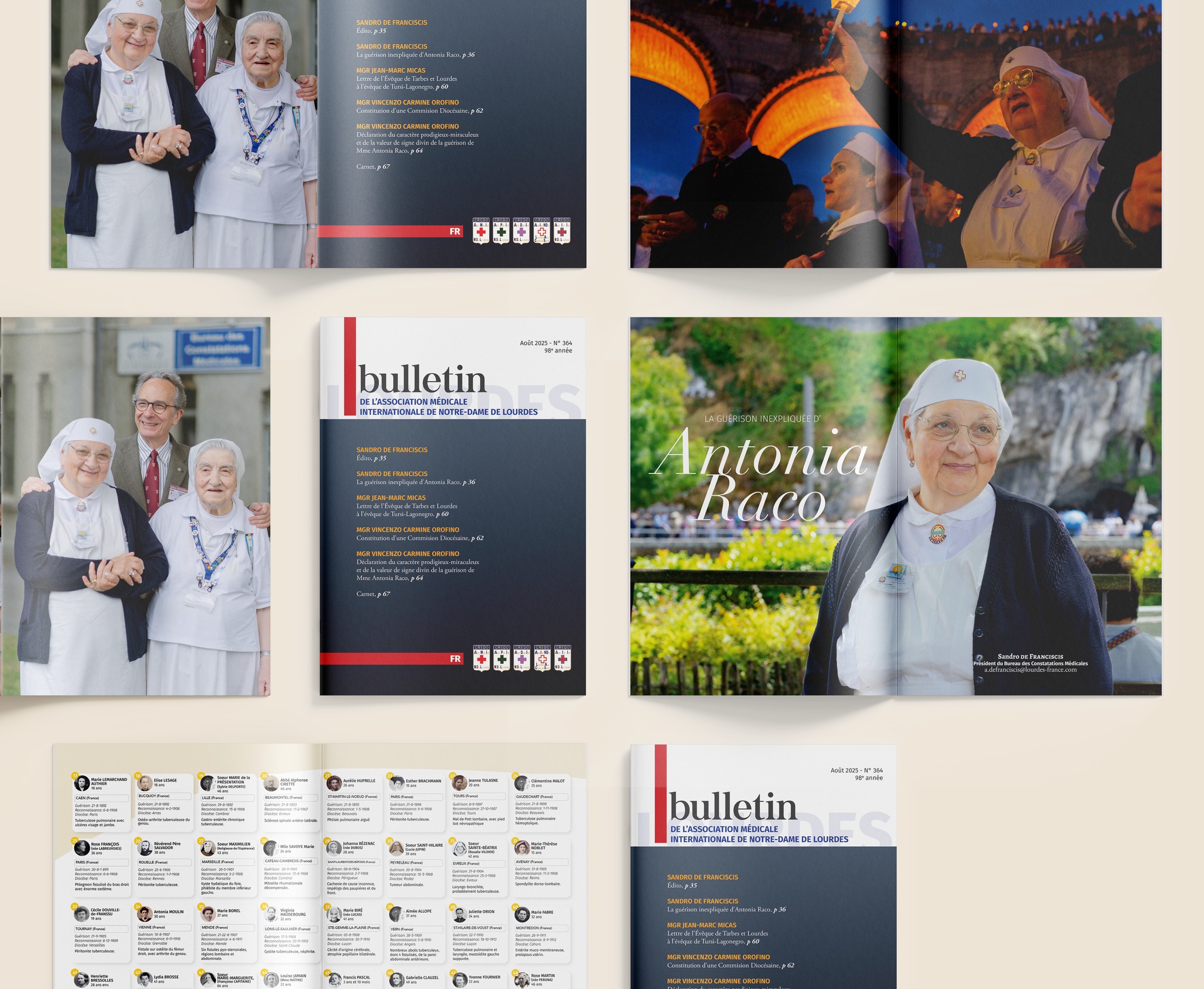 FR: Découvrez le dernier Bulletin, numéro spécial sur le 72e Miracle de Sanctuaire Notre-Dame de Lourdes , Antonia Raco, analysant scientifiquement sa guérison inexpliquée. Unissez foi et raison—renouvelez votre adhésion pour rester informé ! >>www.amilourdes.com
EN: Discover the latest Bulletin, a special issue on the 72nd Lourdes Miracle of Antonia Raco, exploring the scientific study of her unexplained cure. Unite faith and reason—renew your subscription to stay informed! >> www.amilourdes.com
IT: Esplora l'ultimo numero del Bollettino, dedicato al 72° Miracolo di Lourdes, Antonia Raco, con uno studio scientifico sulla sua guarigione inspiegata. Unisci fede e ragione—rinnova il tuo legame per restare aggiornato! >> www.amilourdes.com
ES: Descubre el nuevo Boletín, edición especial sobre el 72º Milagro de Lourdes, Antonia Raco, examinando científicamente su curación inexplicada. Une fe y razón—renueva tu compromiso para mantenerte informado. >> www.amilourdes.com
DE: Entdecken Sie die neueste Ausgabe des Bulletins, eine Sonderausgabe zum 72. Wunder von Lourdes, Antonia Raco, mit wissenschaftlicher Untersuchung ihrer ungeklärten Heilung. Verbinden Sie Glaube und Vernunft – erneuern Sie Ihre Bindung, um informiert zu bleiben! >>www.amilourdes.com
@sanctuairedelourdes