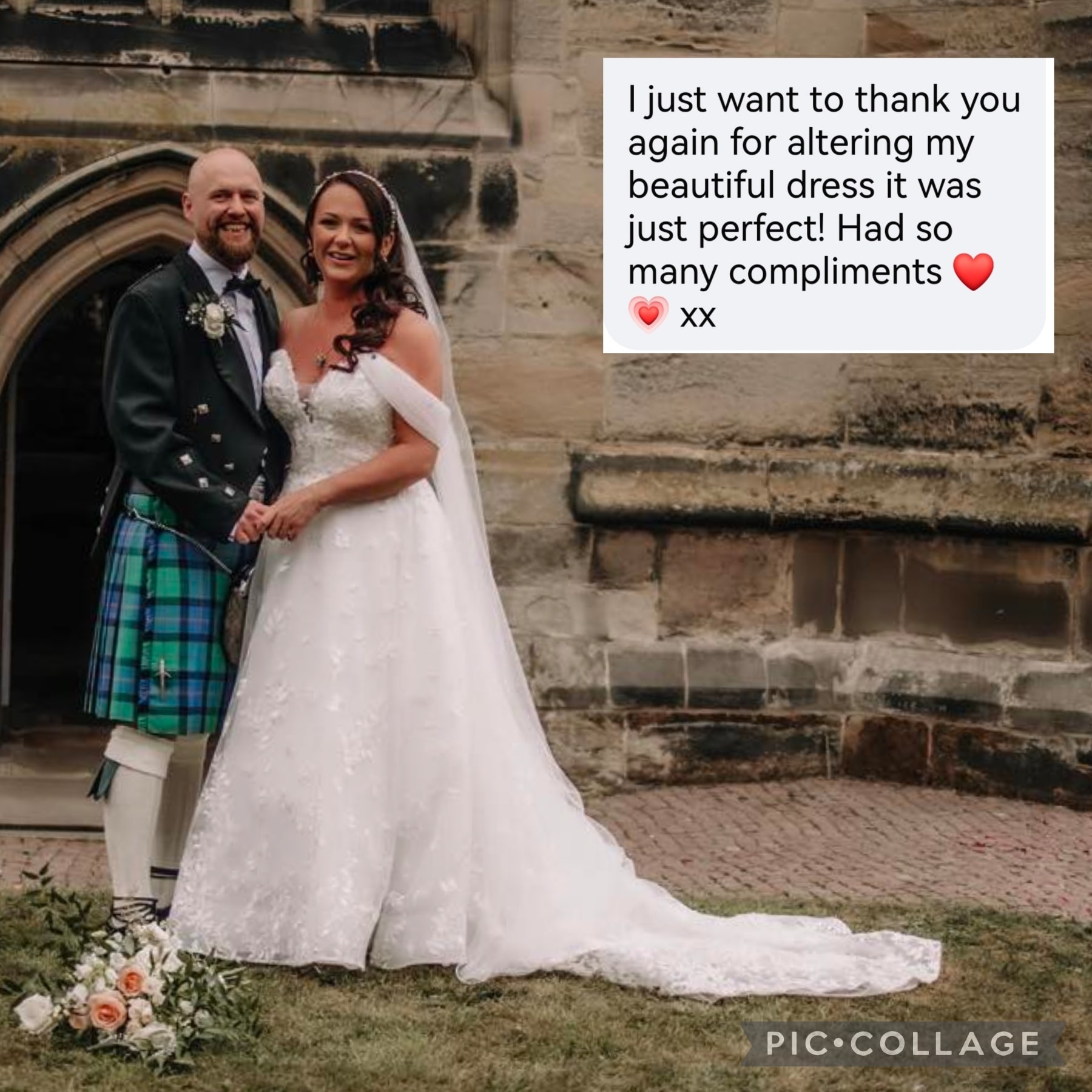 With thanks to Katie for these amazing photos.
Now Katie's dress was a challenge as she'd dropped 3 dress sizes since she purchased it. (go girl!) The bodice was taken in and that huge hem had to be shortened too but she looked truly amazing.
Congratulations to you both and I hope you had a fantastic day.
@tracyleabridalwear_x
#weddingseason #derbyshire #alterations #bridesmaidalterations #bridesmaids #2025bride #clothingalterations #burton #bridetobe #brides #2025bridetobe #bride #swadlincote #dressmaker #bridalseamstress #swadlincoteweddings #weddingdress #weddings #bridalalterations #sewing