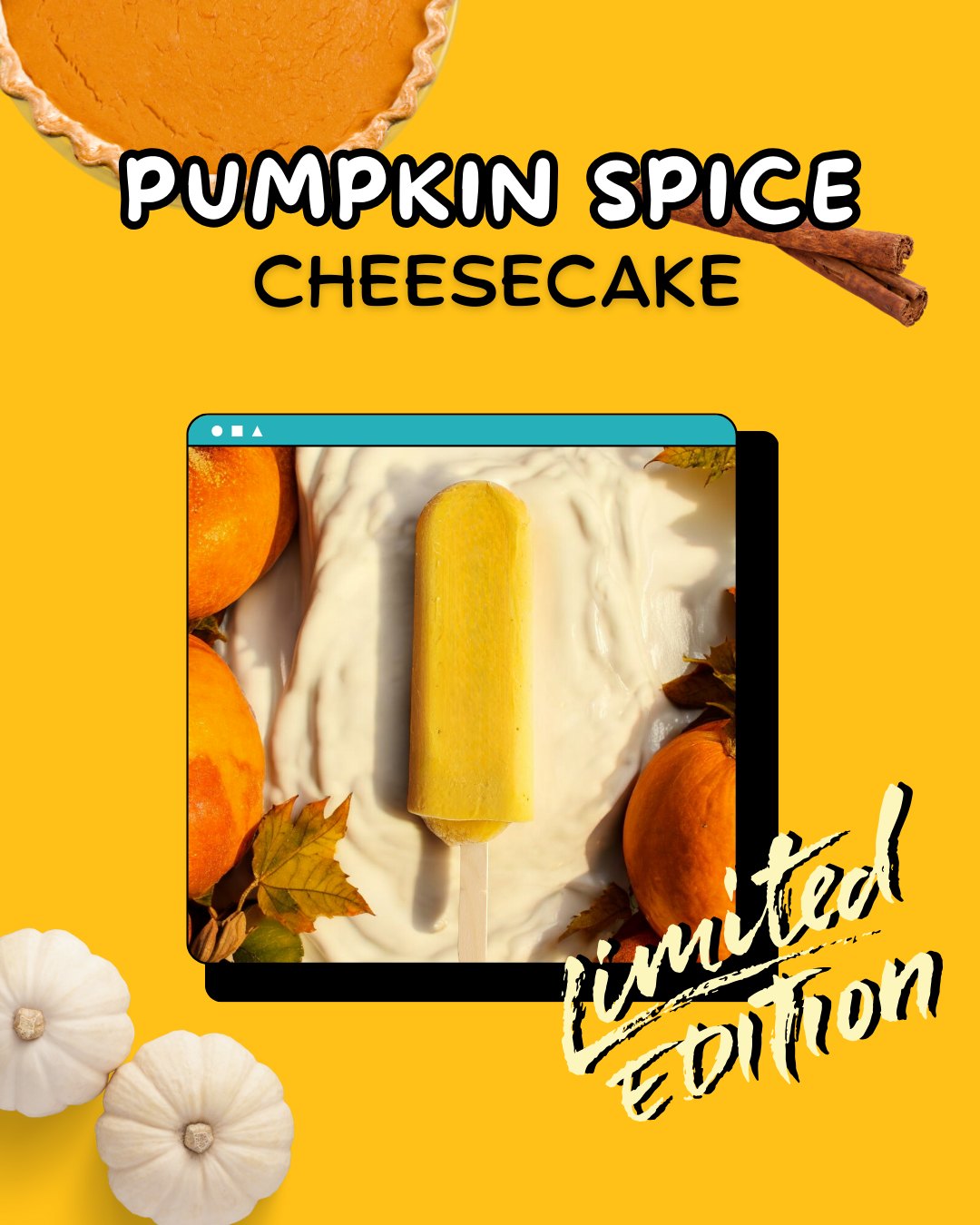 Hot take: Pumpkin Spice in September isn’t too soon - it’s ✨necessary✨
Meet our Pumpkin Spice Cheesecake pop 🎃🍰 — tag your pumpkin spice obsessed bestie so they don’t miss it!
And if you’re still in summer mode, grab a Hibiscus Lemonade while you can 💖
#pumpkinspiceeverything #fallish #endlesssummer #psl #sorbaeNBMA #vegantreats #dairyfreequeen #dairyfreesweets #newbedfordma