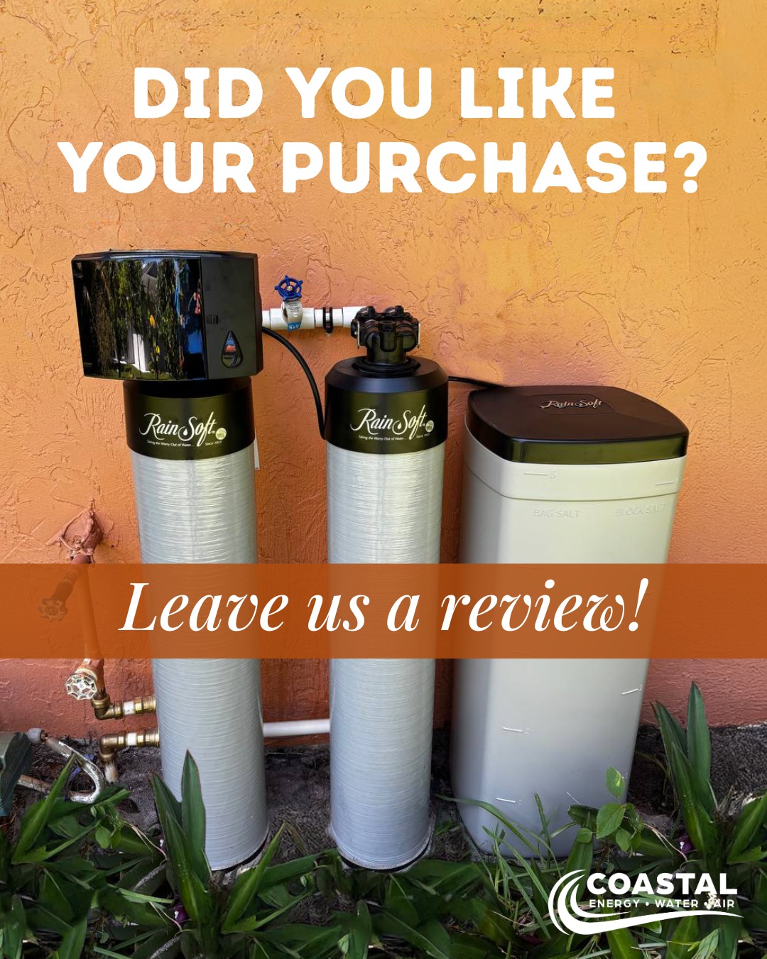 💙 Happy with your Rainsoft system or water solution? Let us know! Your Google review helps us continue bringing clean water and excellent service to South Florida homes. 🌊
👉 Leave a Review: https://g.page/r/CbLw5QO4aSmfEBM/review
#coastalewa #CleanWater #HappyCustomers #GoogleReviews #WaterFiltration #SouthFlorida