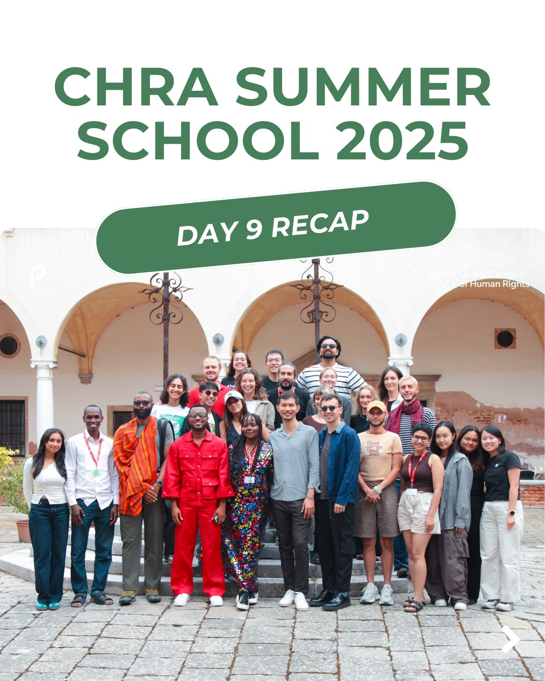 What role do ethics play in the work of photographers and filmmakers?
That question took center stage on Day 9.
Nick Danziger, Summer School Co-Director, photographer, and filmmaker, led an insightful session on the “Ethical Challenges of Documentary Filmmaking”, inspiring reflection on how to approach media work responsibly.
Later, students met the Biennale College Cinema production teams behind “One Woman One Bra” and “Becoming Human” for a dynamic mix of creative and technical discussions. As Director Polen Lu shared: “When my project was selected by the Biennale College Cinema, I felt like a dream coming true.”
With the Summer School nearing its finale, we’re happy to report the energy and inspiration keep running high.
👉 Don’t miss the last moments of this journey.
Follow @picturepeoplemsp & @gchumanrights for more!
#EthicalStorytelling #HumanRightsCinema #SocialDocumentary #BiennaleCinema #FilmForChange #YouthVoices #CHRAsummerSchool #GlobalStories #DocumentaryPower #DocuFilmmakers #BiennaleCollegeCinema #SocialImpactFilm
@ms.vincho @josh_olaolu @themumuhammadatta @polen_ly