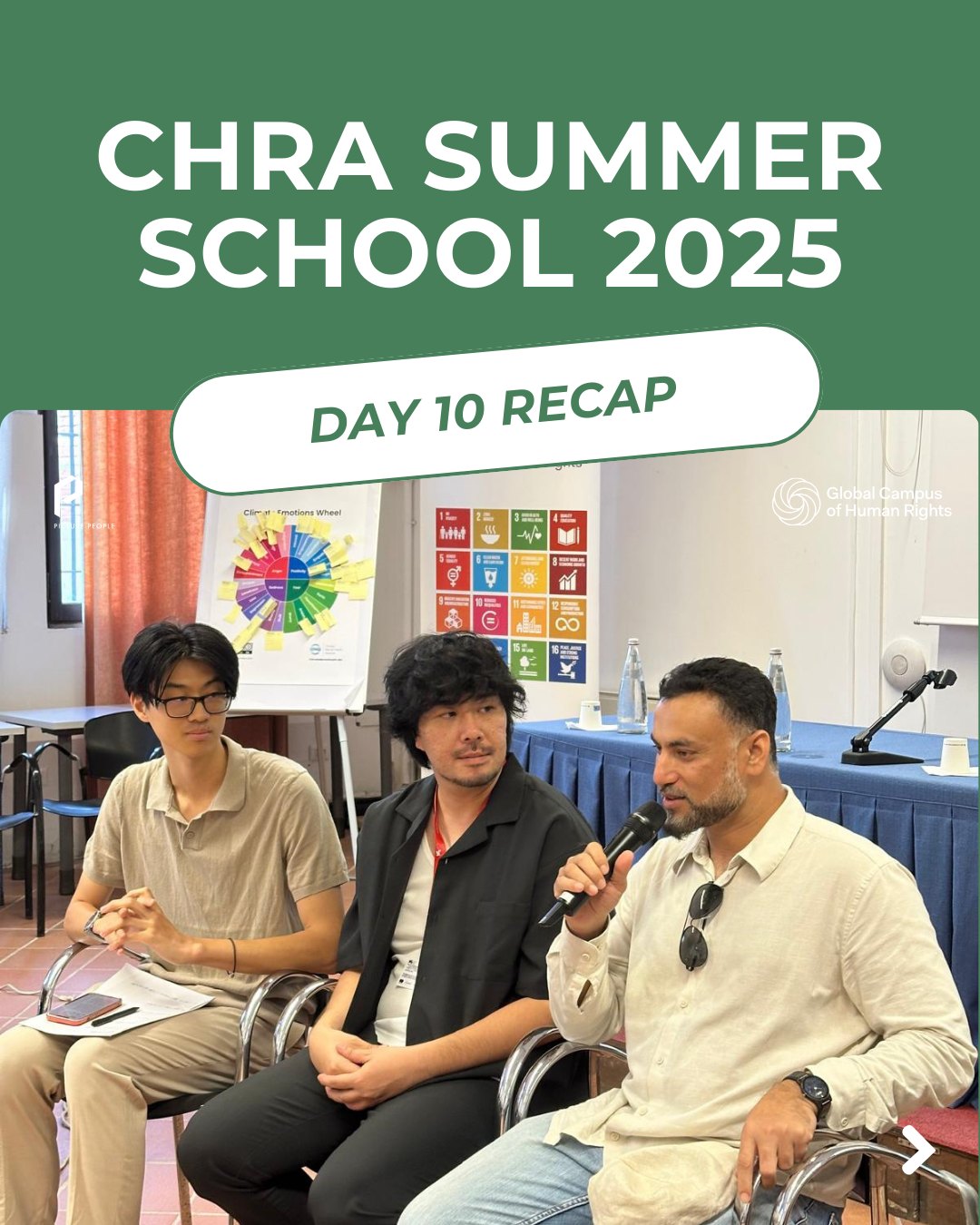 You know what day it is?
Today marked the final day of the CHRA Summer School, and what a journey it has been!
Over these days, students explored ethics in filmmaking, the power of climate litigation, creative storytelling, and the role of film in shaping human rights narratives. They leave with new skills, fresh inspiration, and connections that will last far beyond the classroom.
🎬 The closing session with the Hará Watan team was especially powerful. Sujauddin Karimuddin, producer of the film portraying the journey of the Rohingya people, shared:
“I made this journey 28 years ago, and there was only a 50/50 chance of survival. There’s not one day I don’t think about my home. I’ve been away for 28 years, and I want to go back to my homeland. We want to go home with dignity and respect.”
His words stayed with us, a moving reminder of why stories matter, and why the fight for human rights must continue.
👉 Thank you for following along this inspiring journey. Stay connected with @picturepeoplemsp & @gchumanrights for what comes next.
#CHRAsummerSchool #HumanRightsCinema #GlobalStories #FilmForChange #VoicesOfResilience #DocumentaryPower #YouthForChange #StorytellingForChange