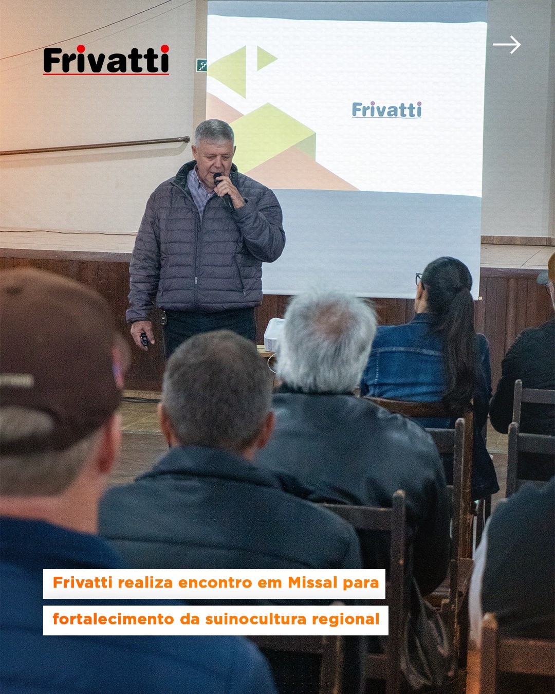 Na última segunda-feira, em parceria com o município de Missal, a Frivatti promoveu um encontro especial com produtores, autoridades e representantes do setor para fortalecer a suinocultura regional 🐖🤝
Foram apresentadas novidades sobre os investimentos em andamento, como a nova unidade em Santa Helena 🚀, que em um primeiro momento vai dobrar nossa capacidade de abate, gerar empregos e abrir novas oportunidades para produtores locais.
Seguimos juntos, impulsionando o desenvolvimento, o emprego e a renda de toda a região 🌱💼
Leia mais em: www.frivatti.ind.br/post/frivatti-realiza-encontro-em-missal-para-fortalecimento-da-suinocultura-regional
#Frivatti #Suinocultura #Agro #DesenvolvimentoRegional #Parcerias #Agropecuária #Missal #SantaHelena #Agronegócio
