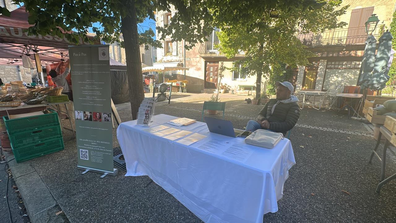 Retrouvez-nous au marché de Sault jusqu’à 11h 😉