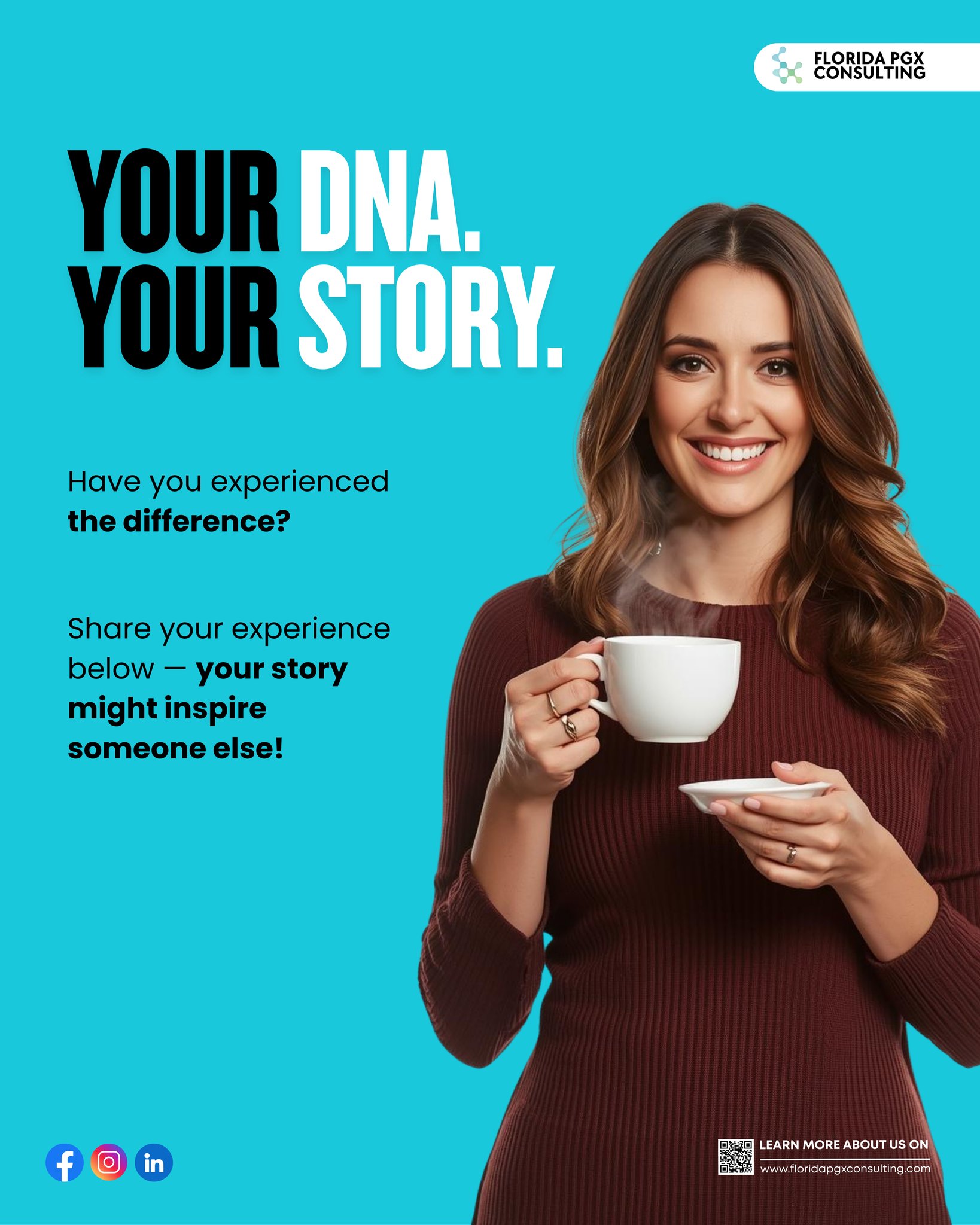 ✨ Real people. Real results. ✨
Your DNA has a story — and so do you! 🌱
Whether it’s brighter mornings, smoother meds, or finally finding balance, we’d love to hear how genetic insights have made a difference in your journey.
💬 Share your experience below — your story might inspire someone else!
#PGxStories #MomCommunity #ShareYourStory