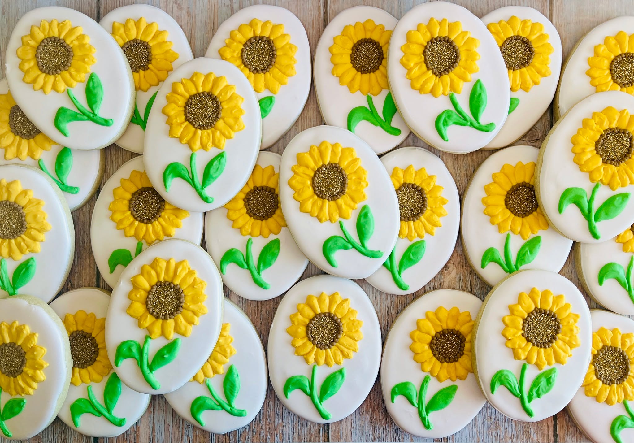 When Ms. Judy asks for sunflower cookies for the ladies gift bags... we say absolutely! π»π»