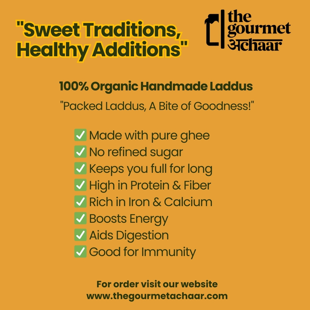Sweet traditions meet healthy additions! 🌱✨ Embrace the flavors that bring us together while nourishing our bodies. What’s your favorite way to enjoy a healthy twist on a classic? Share with us! #thegourmetbyrenukka #thegourmetachaar #HealthyTraditions #FoodieLove