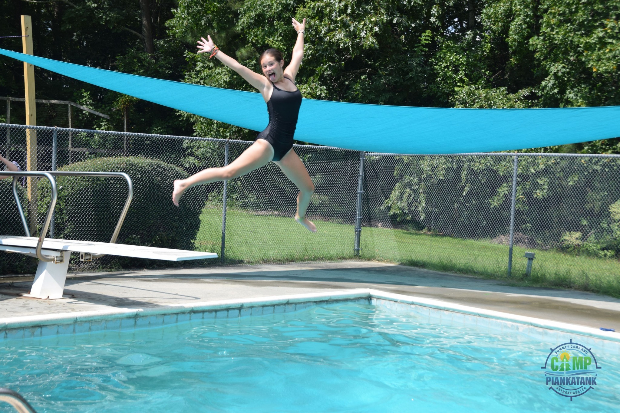 Today we say "see you next year" to our beloved pool. This year we added three new sunshades to the pool. These really helped keep away sunburns and kept us cooler.