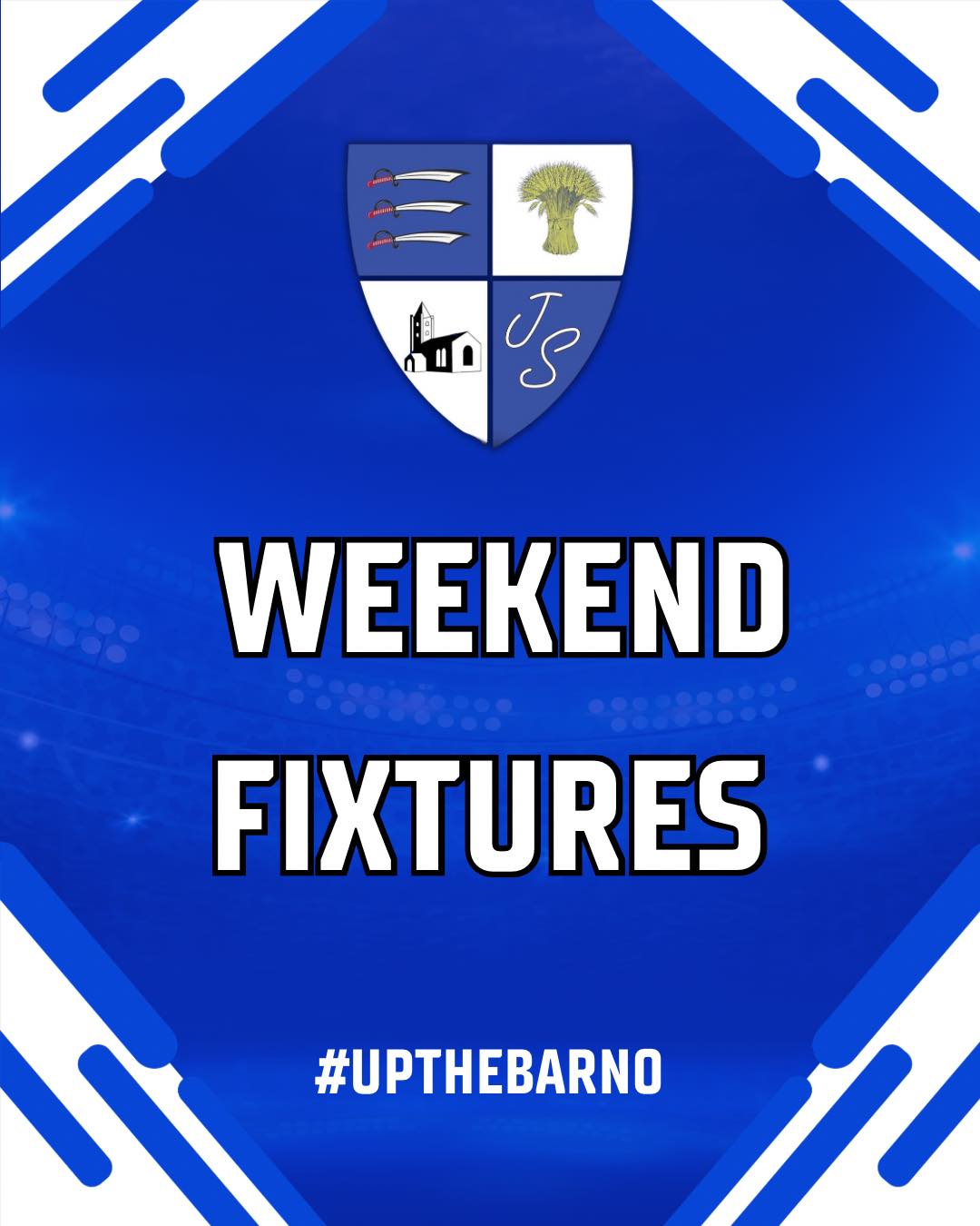 📅 WEEKEND FIXTURES 📅
⚪ Reserves
Back at home this weekend as they face Springfield, looking to bounce back strongly after last week’s defeat. A big chance to put things right and get the season moving in the right direction. 💪⚽ 14:00 kick off
🔵 First Team
On the road to take on Bishop’s Stortford Swifts, aiming to build on the fighting spirit shown in last week’s 2-2 comeback from 2 goals down. Momentum to be made! 🔥 14:00 kick off
A huge weekend ahead for both sides — let’s get behind the boys! 🙌
Bar will be open for our reserve fixture come down and support the team 🍻
#UpTheBarno | #BarnstonAFC | #Matchday