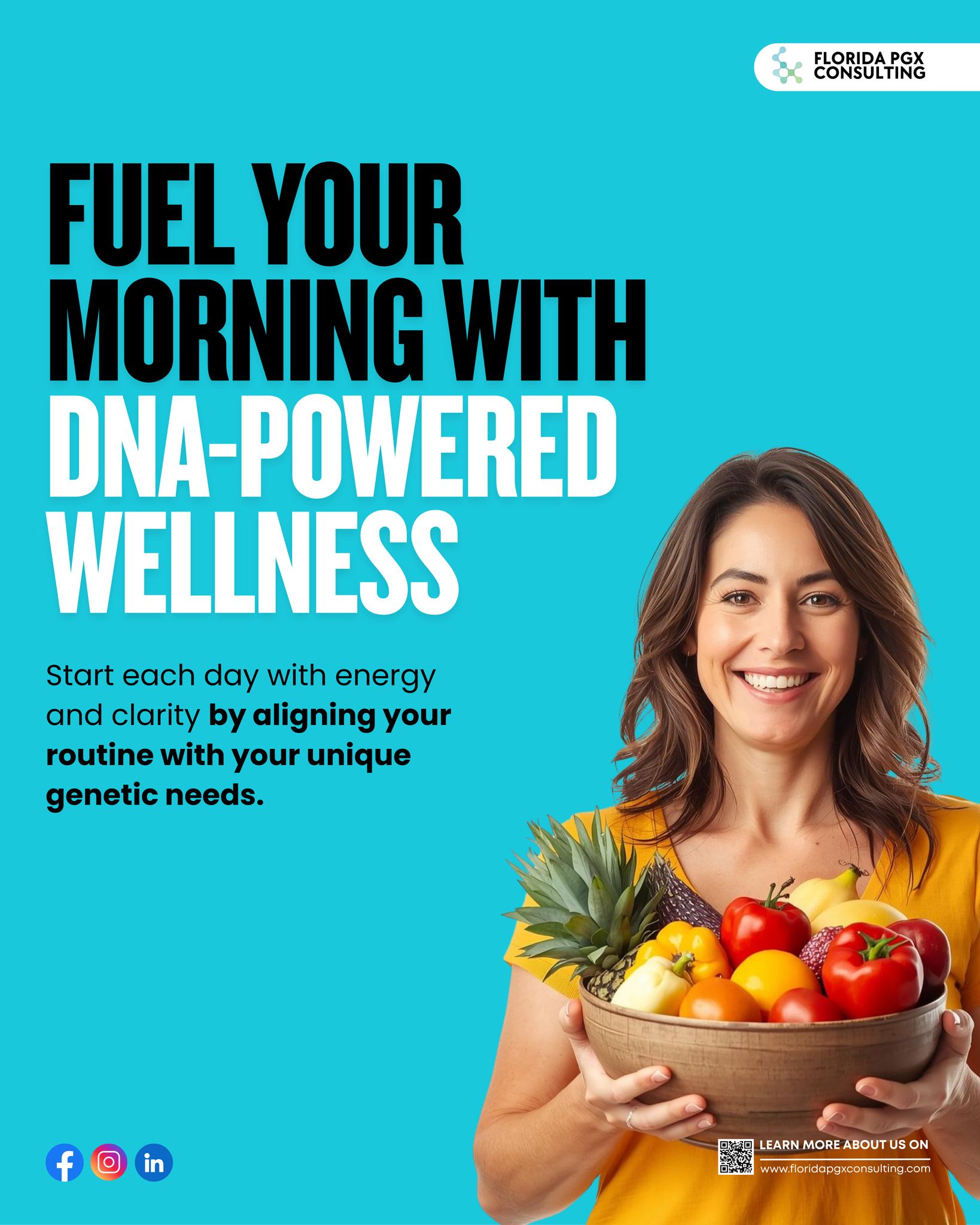 ☀️ Mornings set the tone for your whole day—so why not make them genetically smart?
With Nutrigenomics (NGx), moms are discovering the exact foods & nutrients their bodies thrive on—no more guessing games. 💪💚
👉 Imagine starting your day with a routine that’s designed by your DNA. How would that change your mornings?
#MorningRoutine #DNAWellness #MomInspo