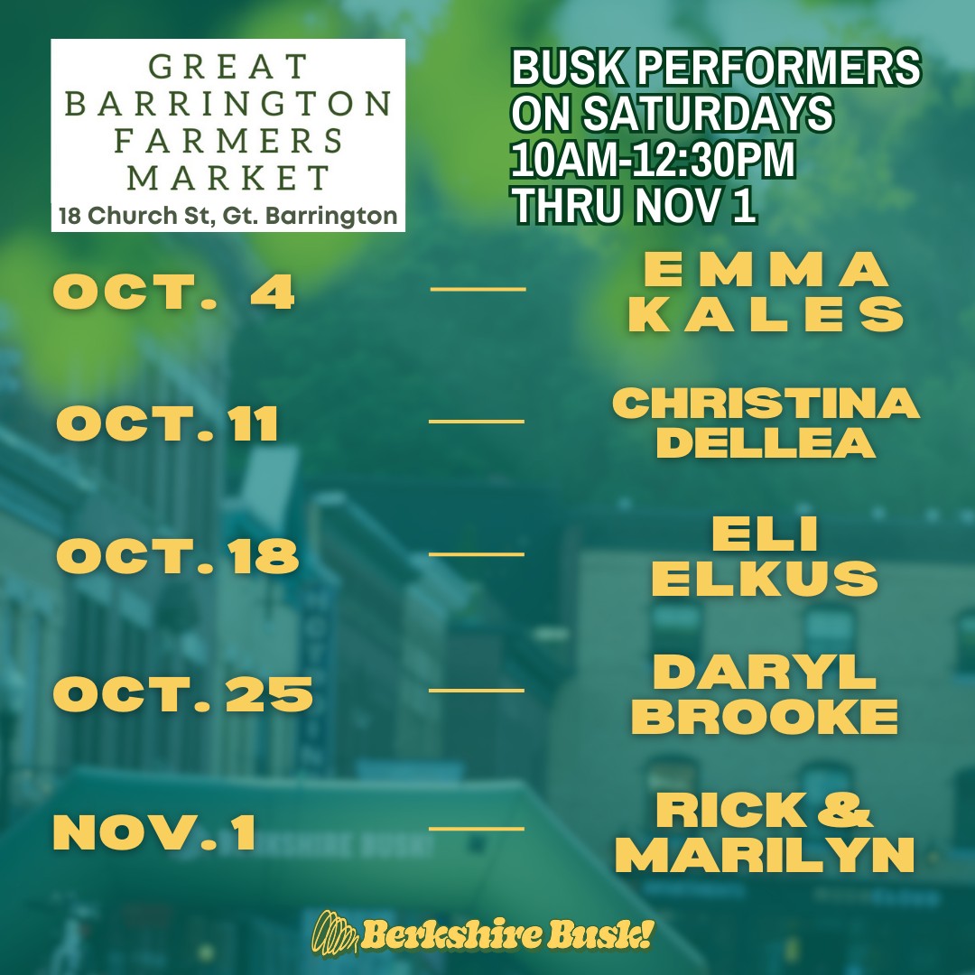 Your friendly reminder to catch your last bit of busking for the year at @gbfarmersmrkt!