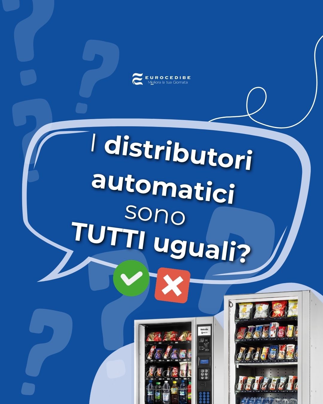 I distributori automatici sono tutti uguali.”
❌ Una falsa credenza.
La verità è che spesso vengono proposti come soluzioni standard, senza attenzione all’identità aziendale.
👉 Con Eurocedibe è diverso: ogni soluzione è progettata su misura.
✔️ Selezione dei prodotti
✔️ Layout personalizzato
✔️ Integrazione negli spazi aziendali
✔️ Coerenza con i valori del brand
Perché la pausa non è solo un momento,
👉 ma un’occasione per comunicare chi sei!
👉 Scopri di più sul nostro mondo:
🌎 https://www.eurocedibe.it/miglioralatuagiornata
📞 800.943.011
📧 info@eurocedibe.it
----
area ristoro personalizzata
identità aziendale
pausa lavoro
pausa caffè
design area ristoro
venditori di distributori automatici
azienda di distributori automatici e di caffè
#Eurocedibe #DistributoriAutomatici #DistributoriCaffè