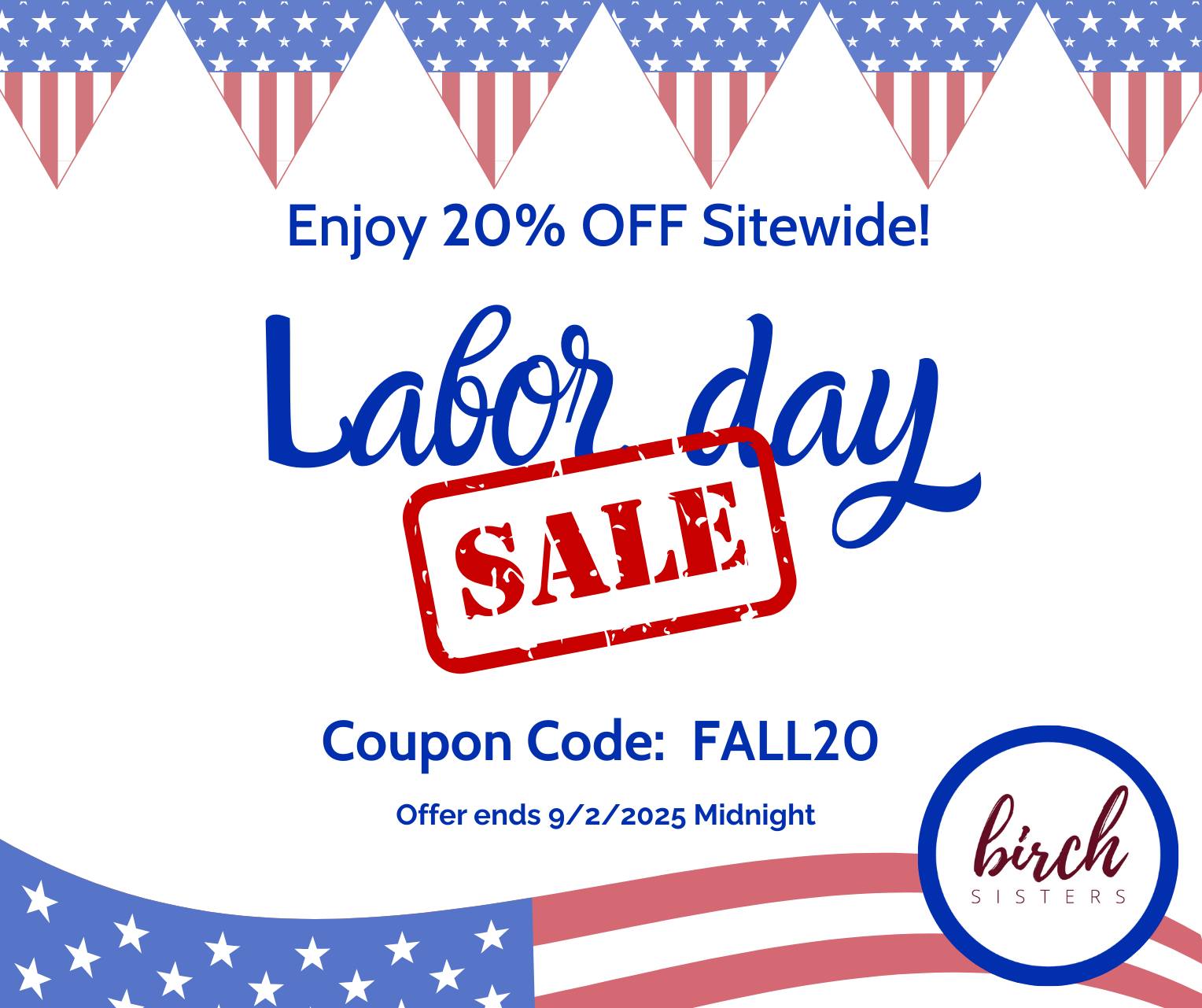 🌟Enjoy 20% OFF Sitewide! Use coupon code: FALL20 🌟
Your hard work deserves a little pampering - treat yourself! 💆
Offer valid through 9/2/2025 Midnight
www.birchsisters.com
#birchsisters #labordaysale #LaborDaySalesEvent #naturalskincareproducts
