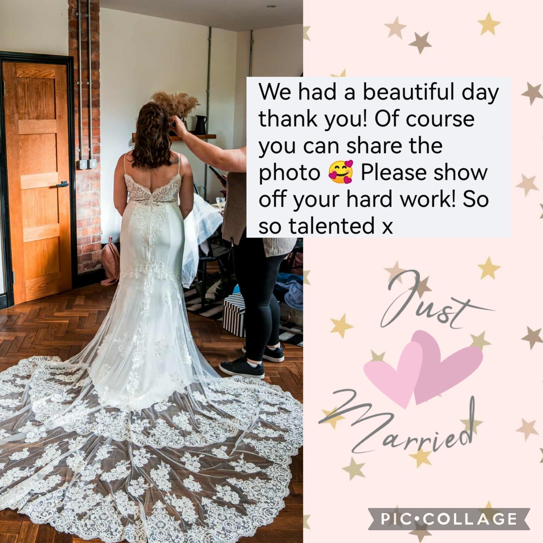 Imy sent this fab photo of her beautiful dress 💞 So what did it have done? This dress was completely taken apart down the side seams from armpit to hem as Imy's waist and hips were in a different place to those on the dress so it had to be completely reshaped. The hem was shortened and a bustle added 💞
#bridesmaids #bridetobe #wed2be #burton #brides #bridesmaidalterations #weddingseason #clothingalterations #derbyshire #2025bridetobe #alterations #2025bride #bride #wed2b #swadlincote #dressmaker #bridalseamstress #swadlincoteweddings #weddingdress #weddings #bridalalterations #sewing