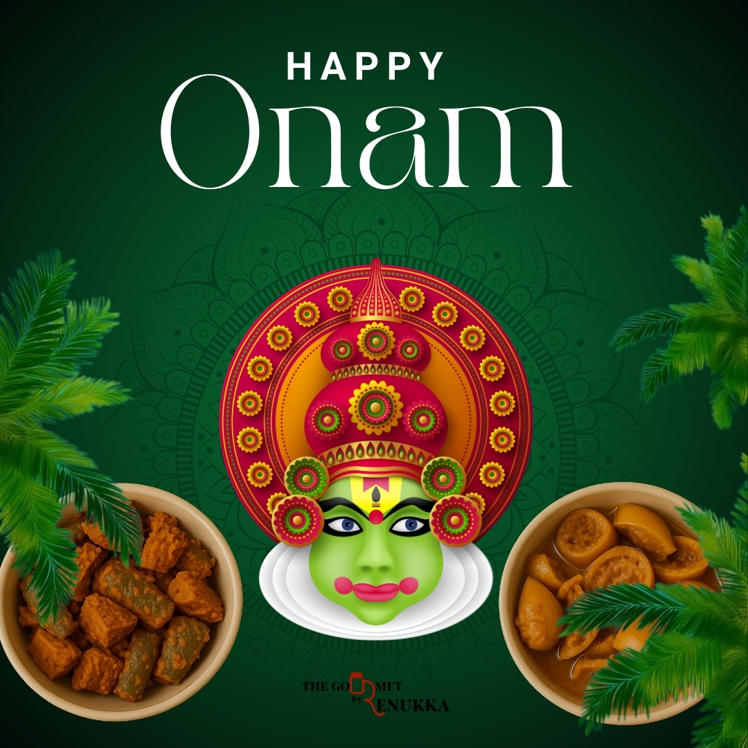 Wishing everyone a joyful Onam filled with love, laughter, and delicious feasts! 🌼✨ Celebrate the spirit of togetherness and tradition with us. How are you celebrating this beautiful festival? Share your moments below! #thegourmetbyrenukka #thegourmetachaar #OnamCelebration #FestiveVibesOnly