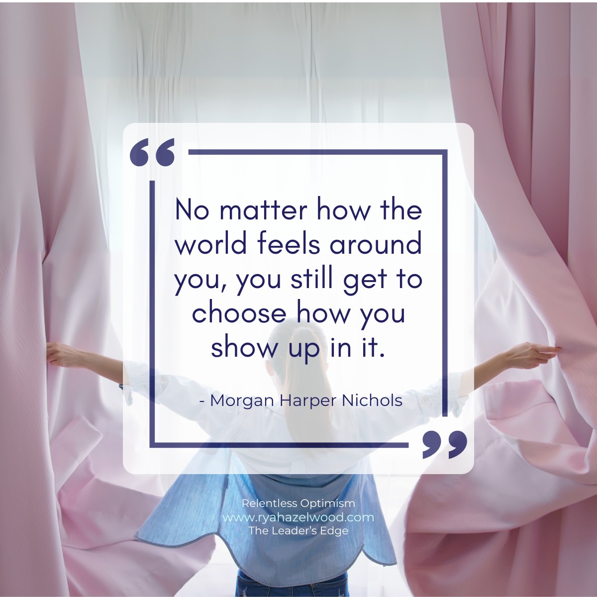 Emotional agency is a form of leadership. When the world feels chaotic, grounding in your own values and presence isn’t just healthy, it’s powerful.
How are you choosing to show up this week?
#RelentlessOptimism #TheLeadersEdge #OptimisticLeadership #OptimismInAction