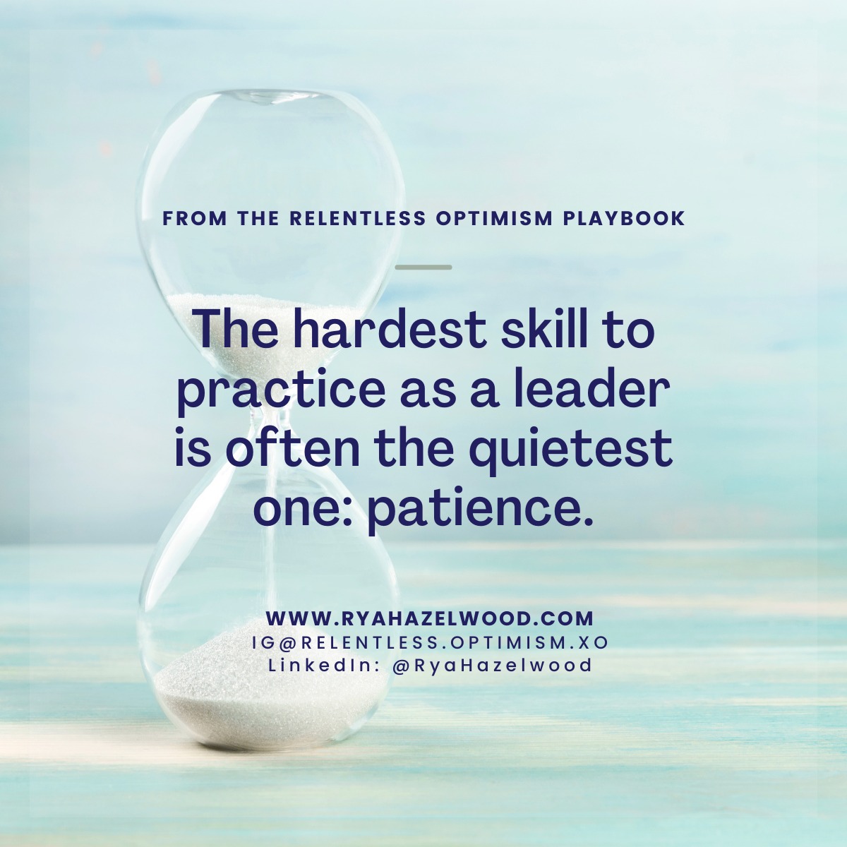 This week tested a skill I didn’t expect to need: patience. In the face of delay, miscommunication and change, I had to slow my reaction to stay aligned with who I want to be.
Leadership isn’t just about being prepared. It’s about being present, especially when things don’t go as planned.
💬 What surprised you about your own leadership this week?
#RelentlessOptimism #TheLeadersEdge #OptimisticLeadership #OptimismInAction