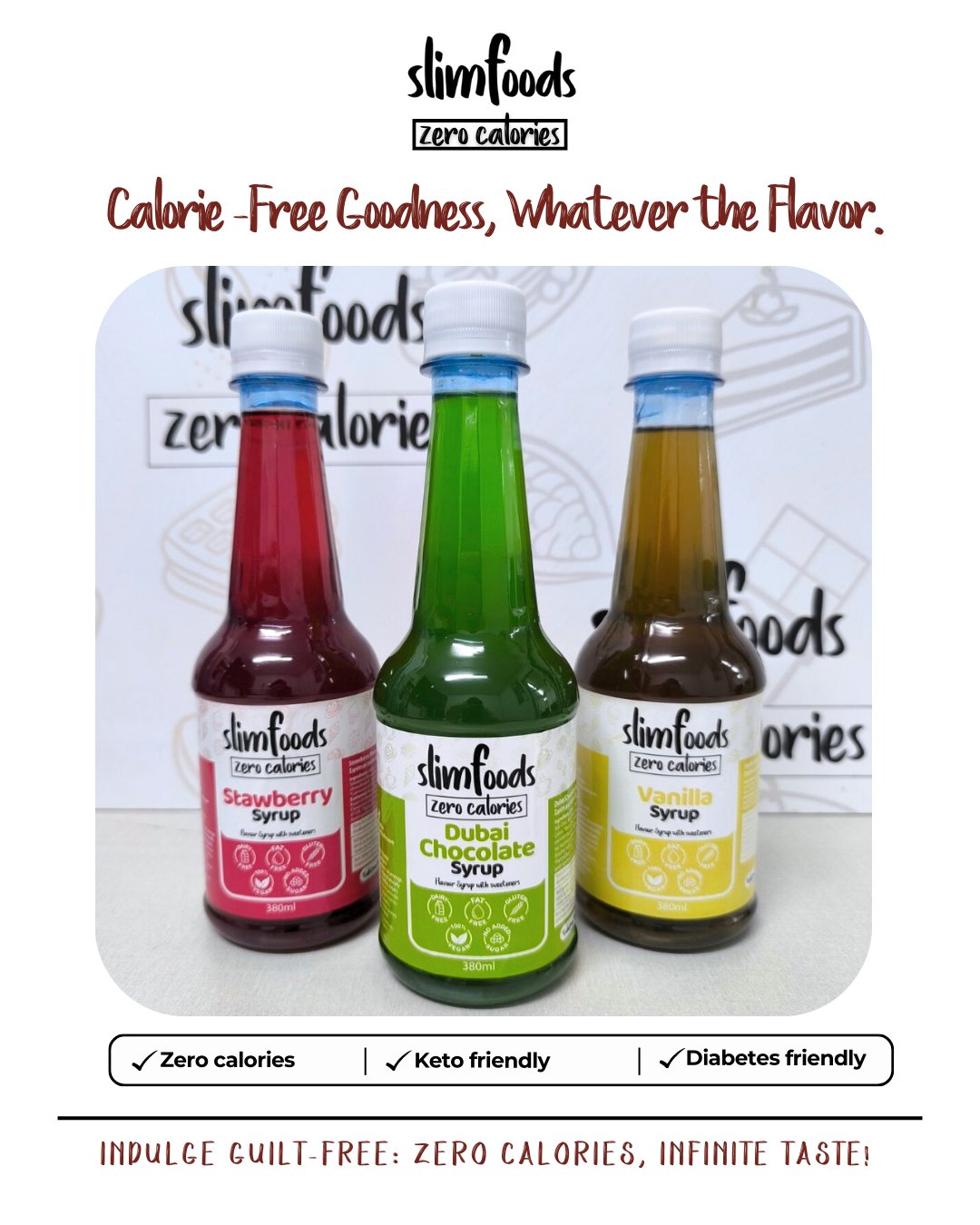 Calories-free goodness - Whatever the flavor 🤎
🛍 Shop now ➡️ https://www.slimfoodsonline.com/pinkstuff
💸Use code "Summer30" for 30% OFF at checkout!🏖️
#slimfoodsonline #syrups #sauces